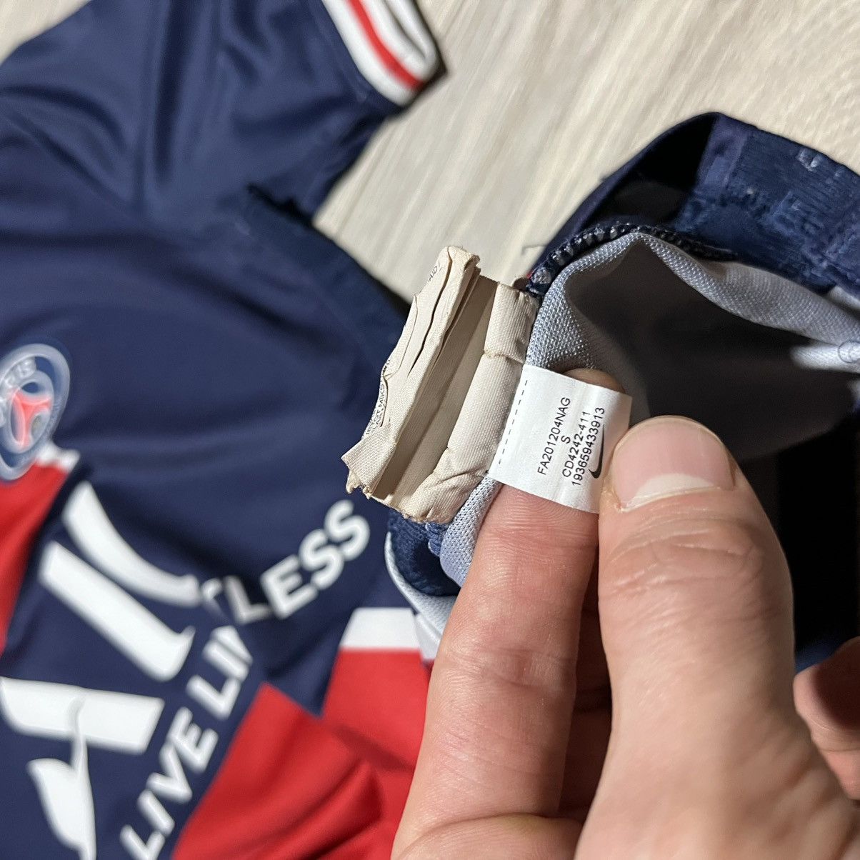 Nike Paris Saint Garment Mbappe #7 Nike Jersey PSG Size US S / EU 44-46 / 1 - 12 Thumbnail