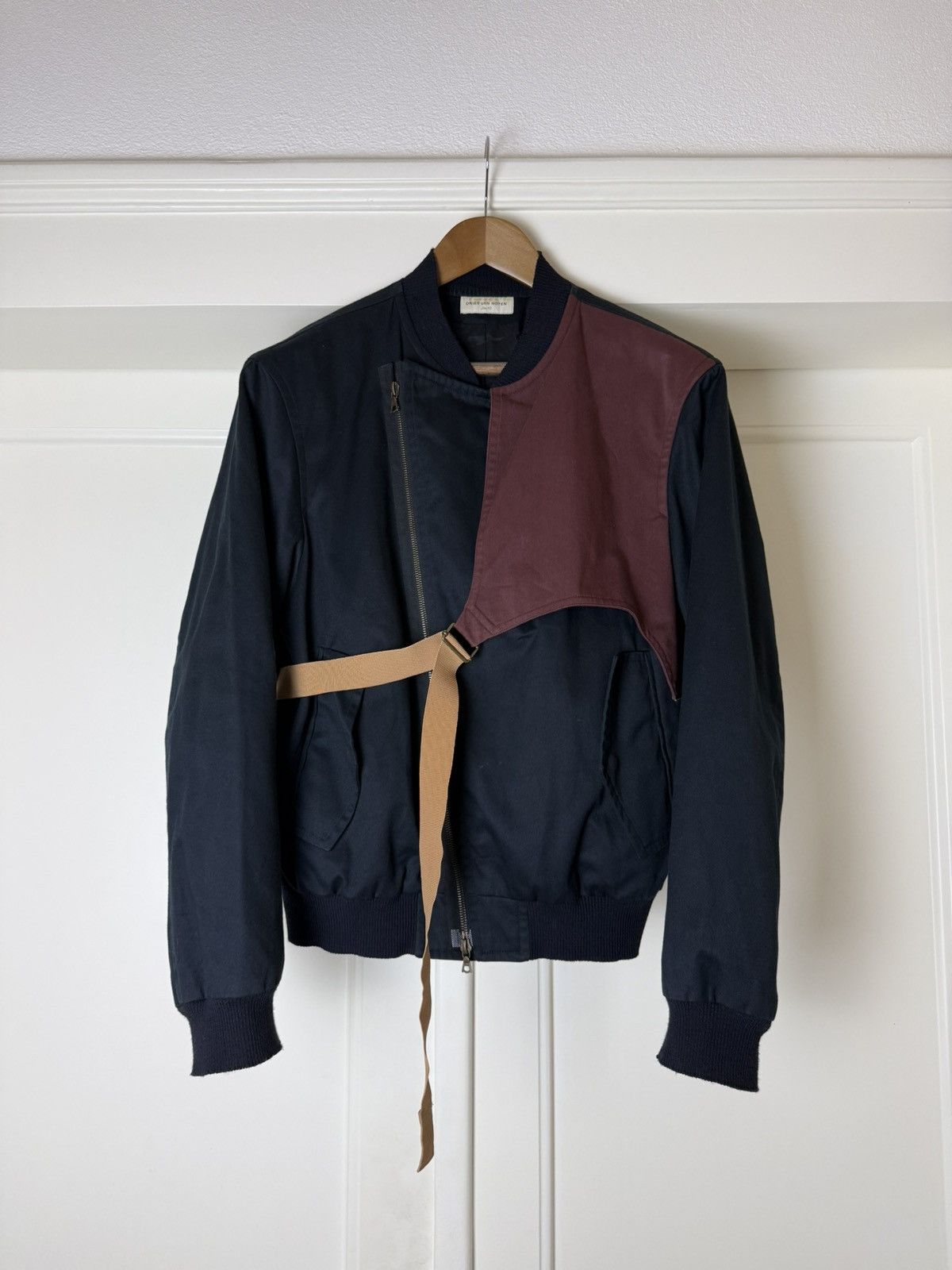 Dries Van Noten Dries Van Noten 15SS Navy Embroidered Harness
