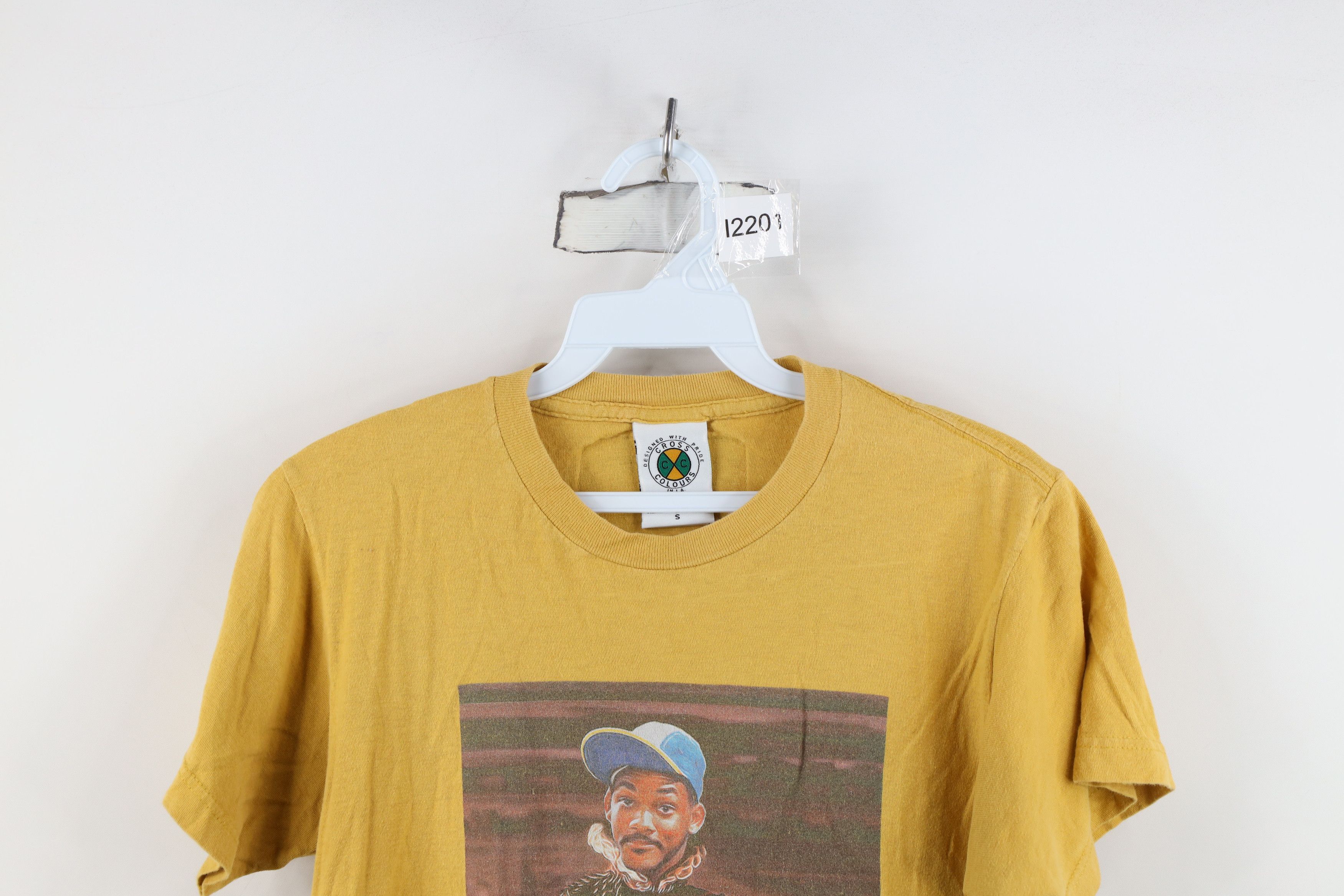 Cross Colours Vintage Y2K Cross Colours Prince of Bel Air T-Shirt Yellow Size US S / EU 44-46 / 1 - 2 Thumbnail