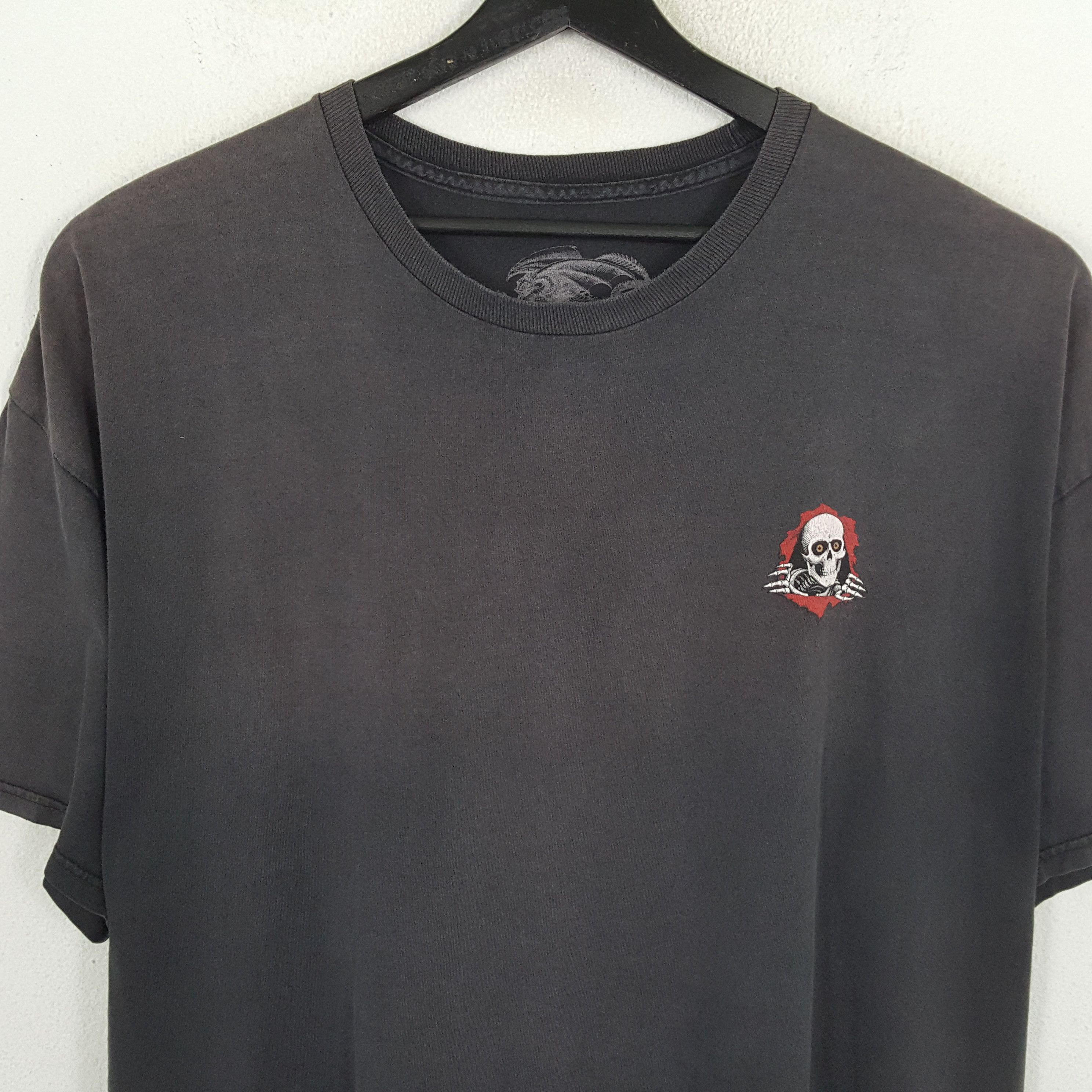 Powell Peralta × Vintage POWELL PERALTA Streetwear Skater Skulls Backprint Tshirt Size US XXL / EU 58 / 5 - 4 Thumbnail