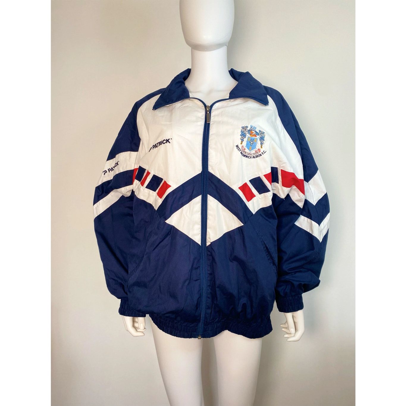 Other 90s Patrick x West Bromwich Albion F.C. Windbreaker – XL Size US XL / EU 56 / 4 - 1 Thumbnail