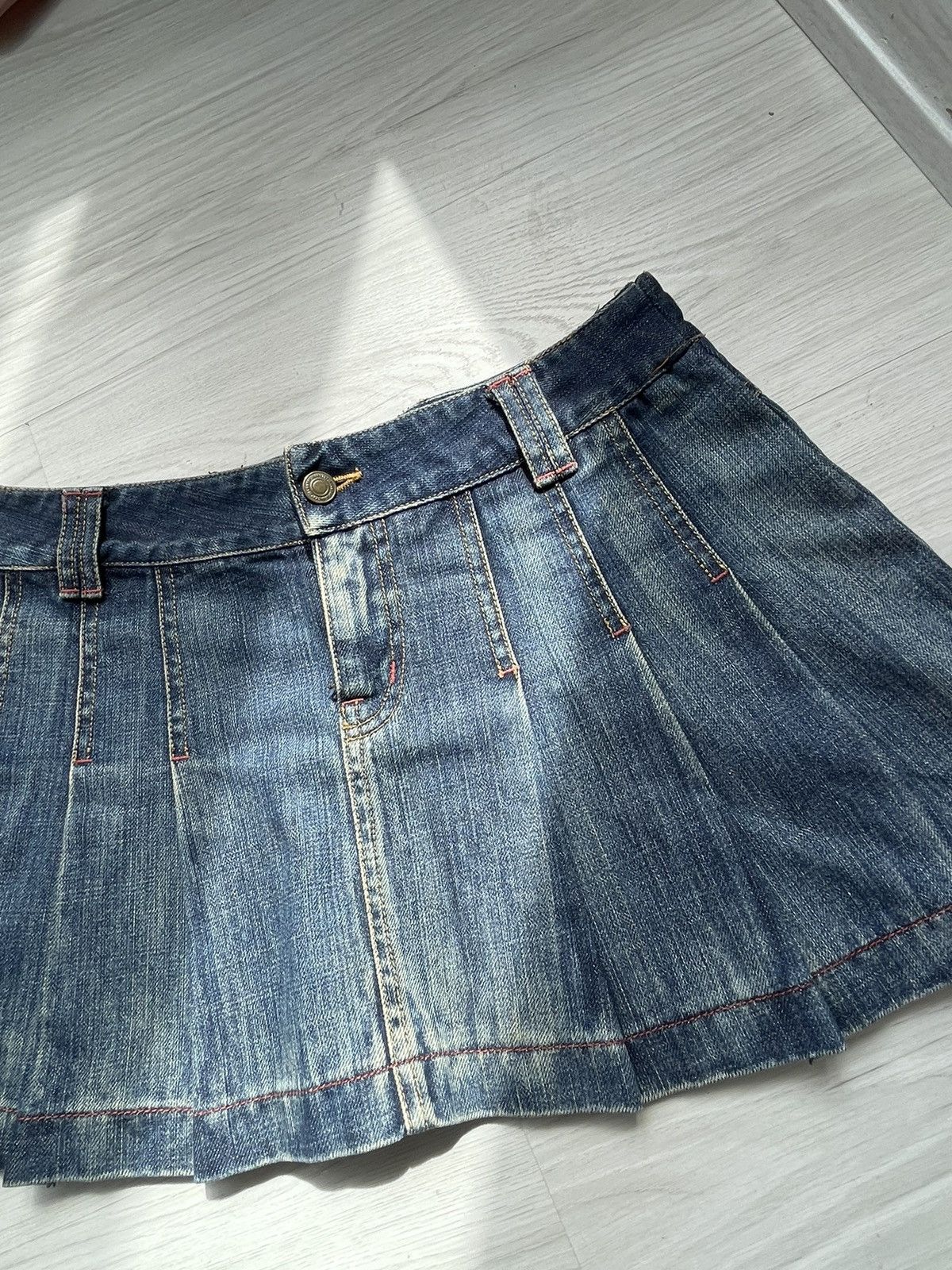 Vintage y2k denim skirt Size 26" / US 2 / IT 38 - 6 Thumbnail