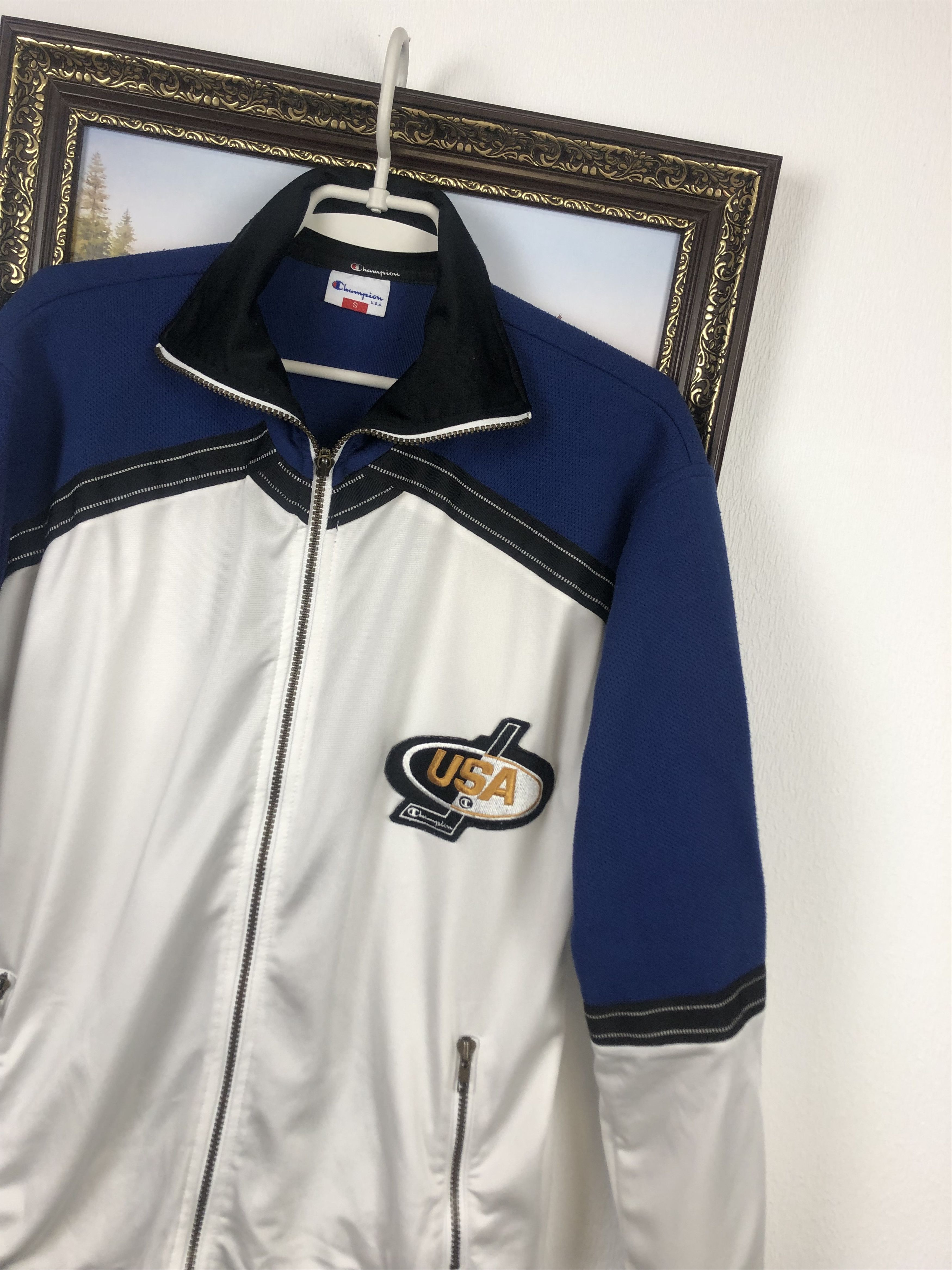 Champion Vintage Champion USA Team Top Jacket Ice Hockey Sweatshirt Size US S / EU 44-46 / 1 - 4 Thumbnail