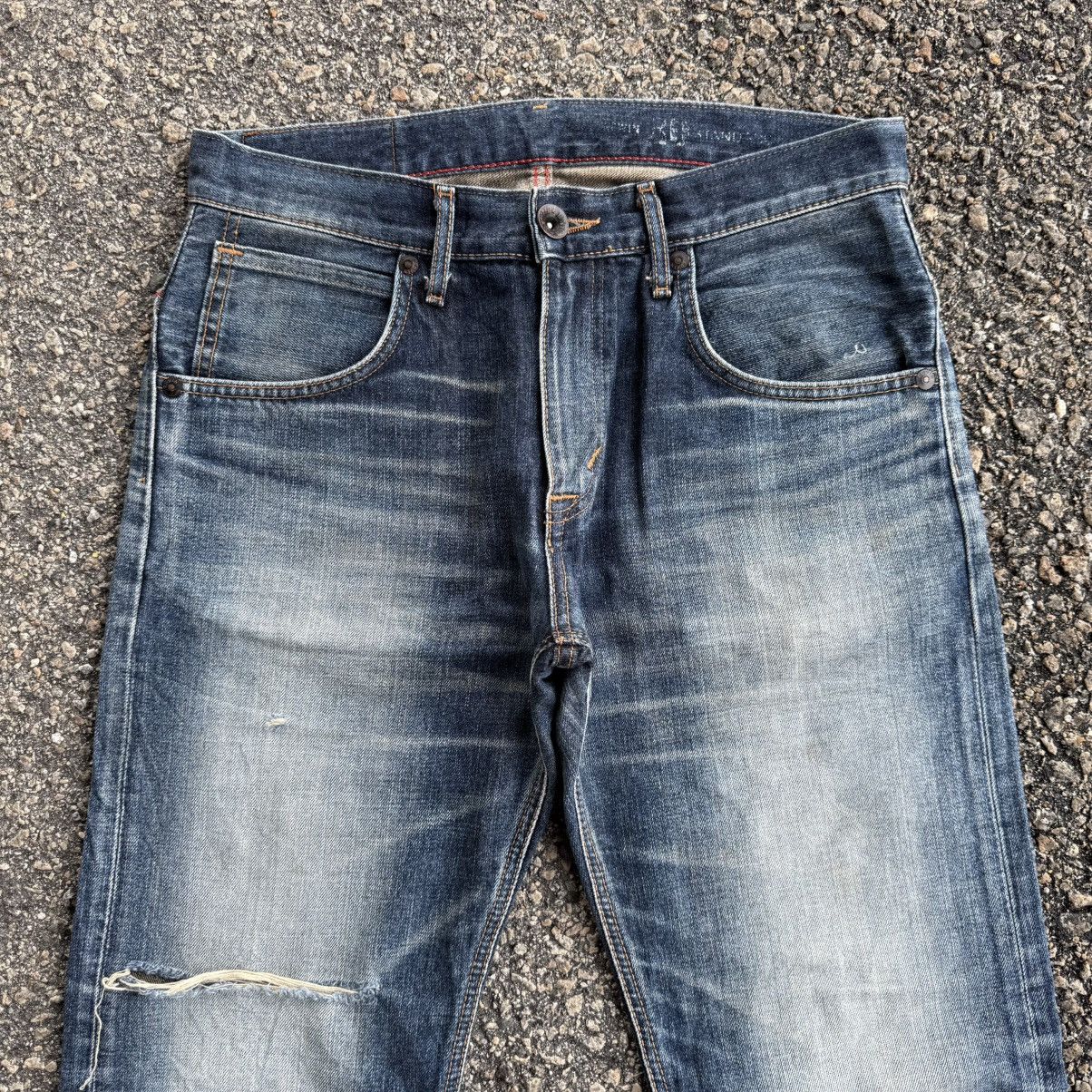 Edwin VINTAGE EDWIN MUD WASHER FADED JEAN DENIM PANTS Size US 35 - 2 Thumbnail