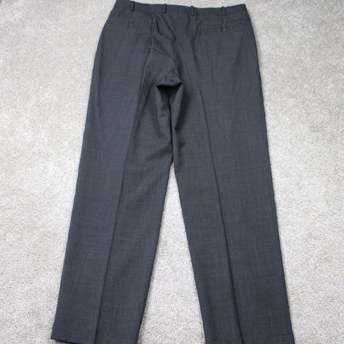 Ralph Lauren LAUREN Ralph Lauren Pants Mens 38x34 Gray 100% Wool Pleated Regular Size US 38 / EU 54 - 7 Thumbnail