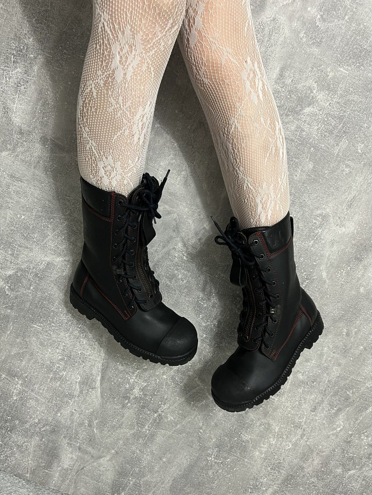 Vintage Vintage high boxer boots moto biker shoes core Size US 9 / IT 39 - 2 Thumbnail
