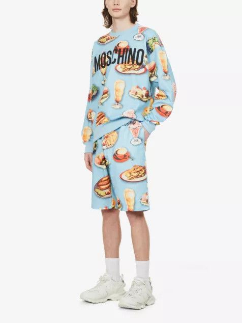 Moschino o1y0225 Logo Short in Multicolor Size US 32 / EU 48 - 2 Thumbnail