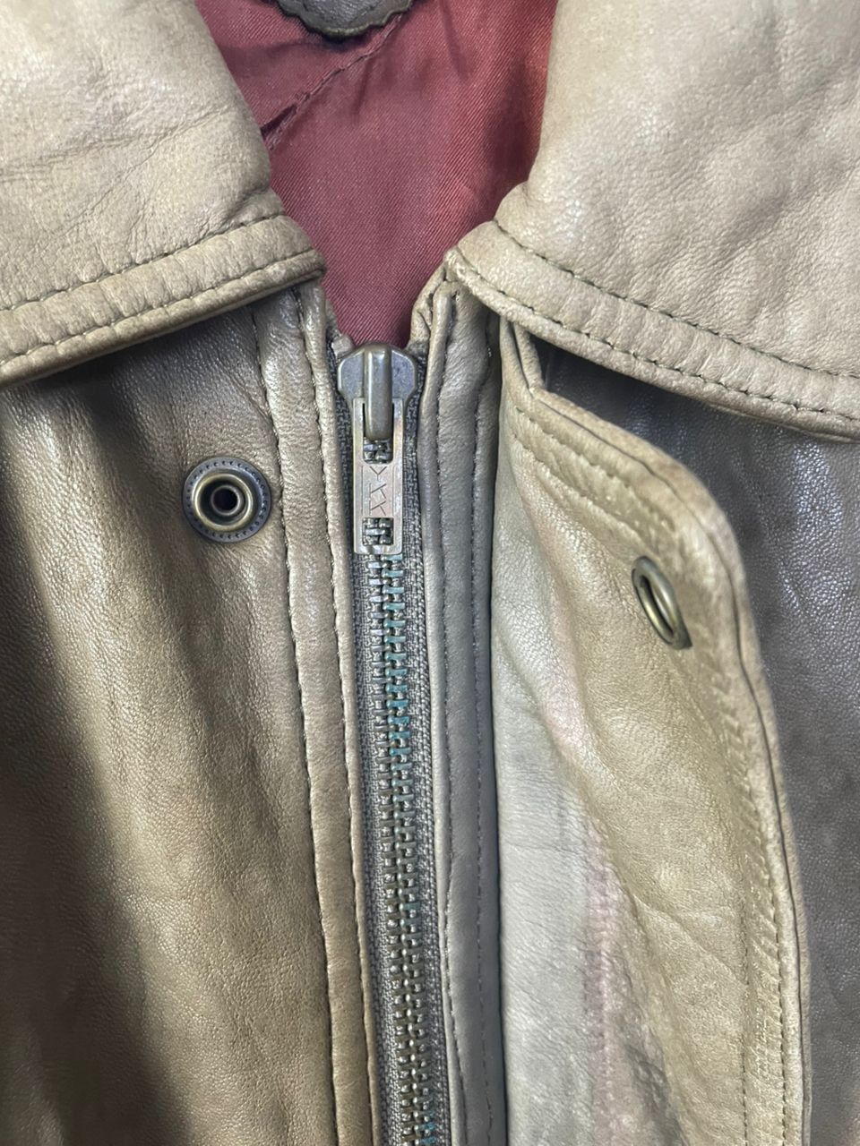 Designer × Vintage Givet Vintage Leather Jacket Size US L / EU 52-54 / 3 - 5 Thumbnail