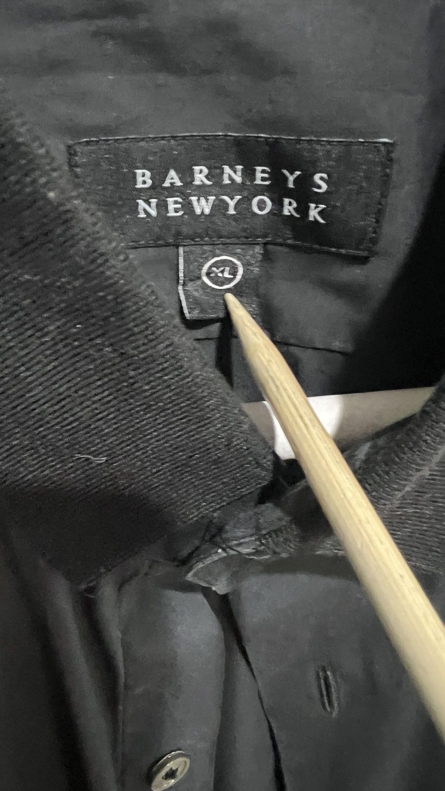 Barneys New York Barneys button up shirt black xlarge Size US XL / EU 56 / 4 - 4 Thumbnail