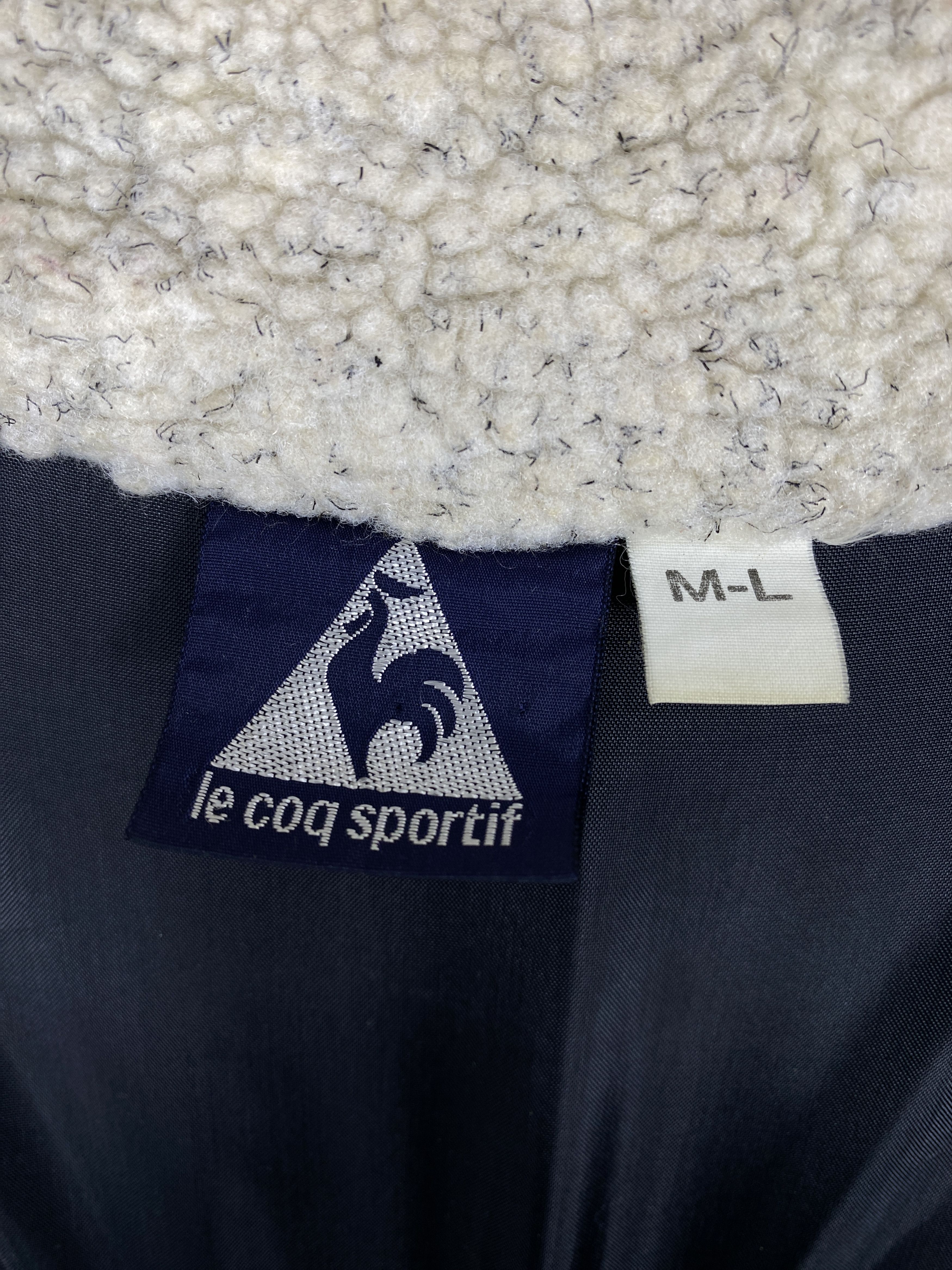 Le Coq Sportif Vintage Le Coq Sportif Fleece Jacket K0175 Size US L / EU 52-54 / 3 - 13 Thumbnail