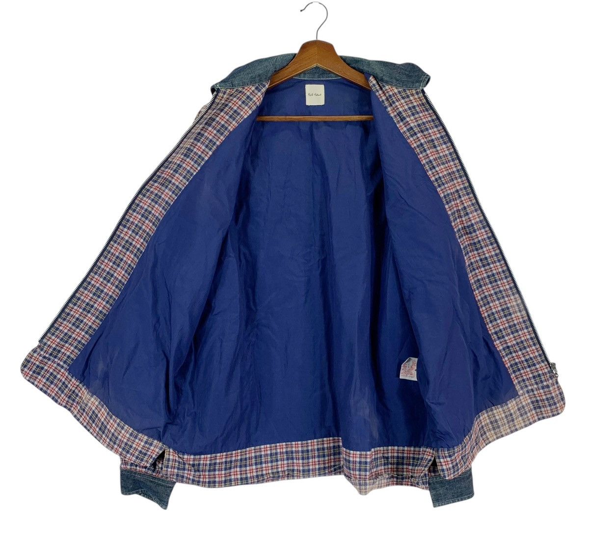 Karl Helmut Vintage Karl Helmut Tartan Style Zip Jacket Size US L / EU 52-54 / 3 - 10 Thumbnail