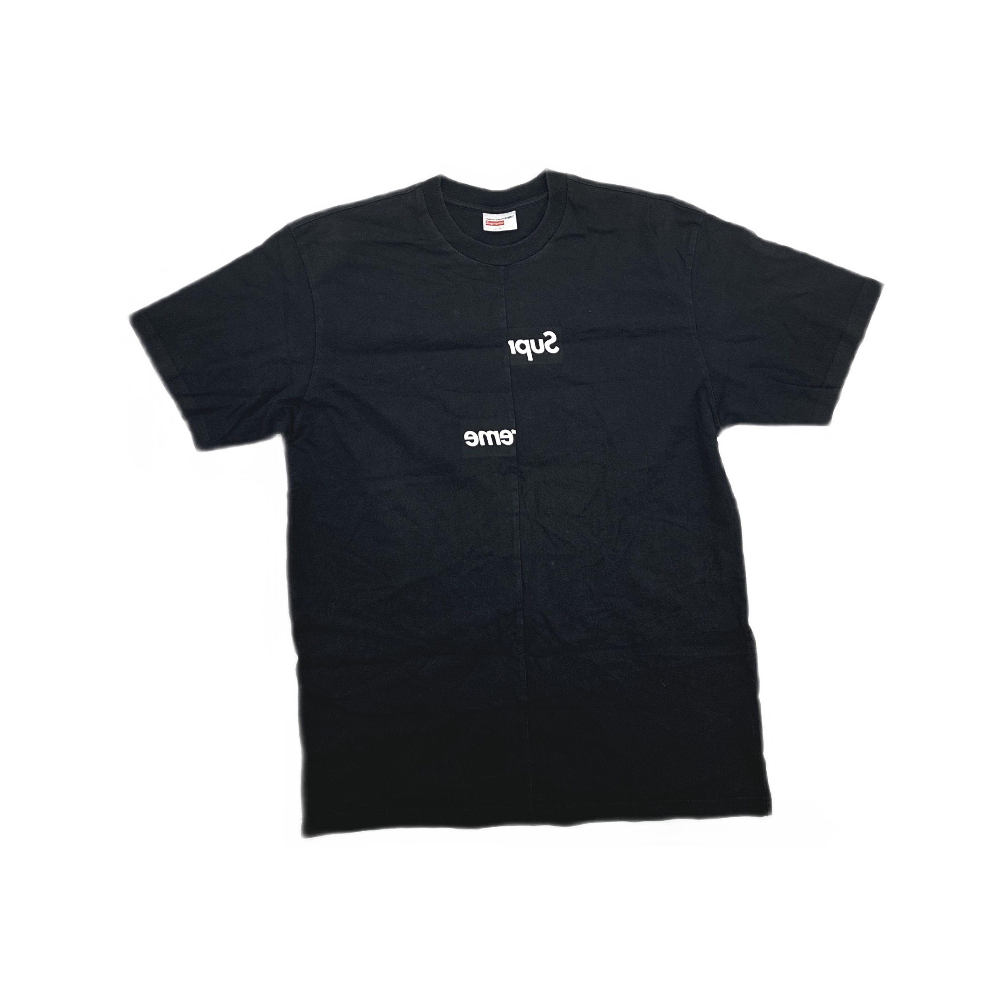 Comme des Garcons SHIRT × Supreme Supreme x CDG Split Box Logo Tee