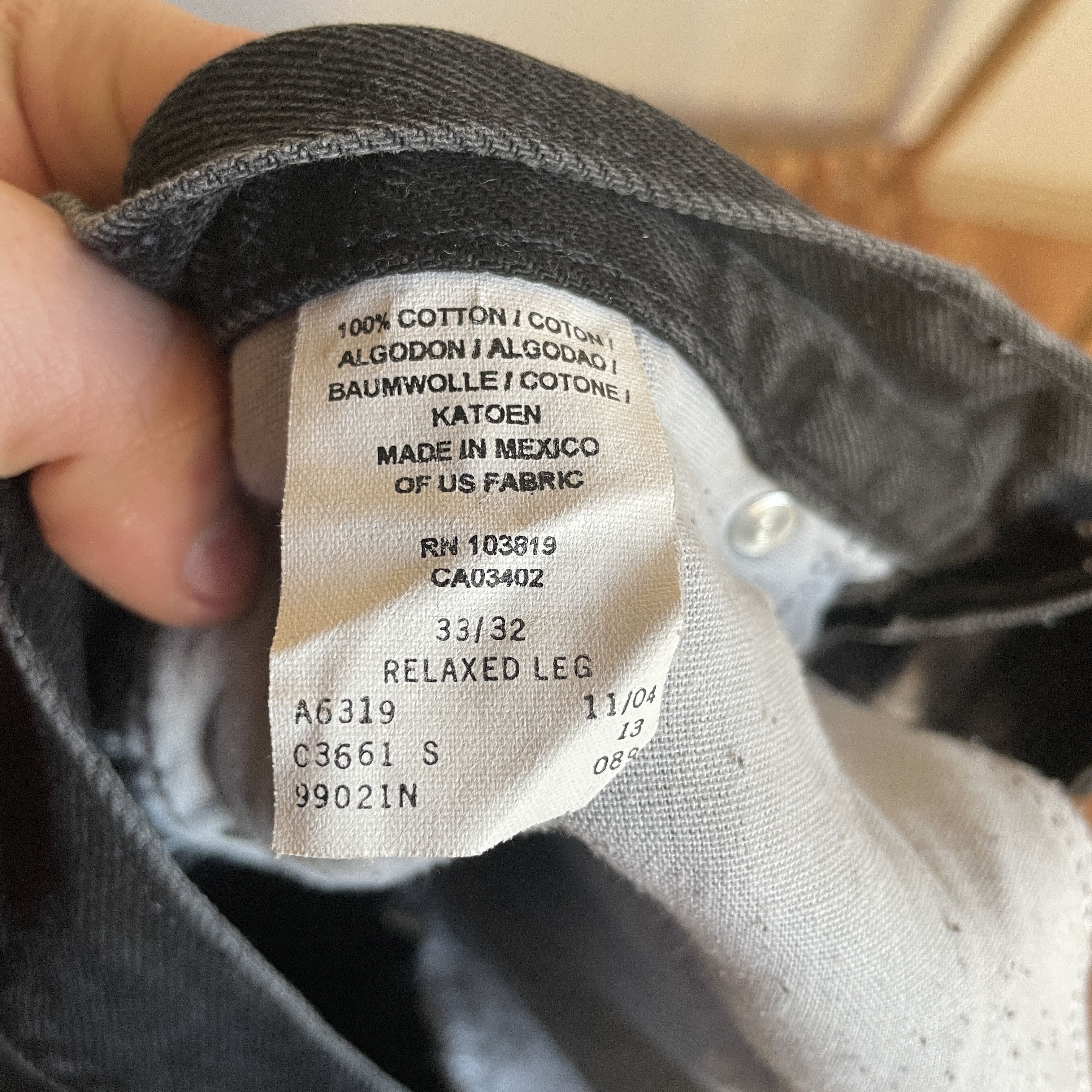 Harley Davidson Harley Davidson Vintage Relaxed Leg Washed Black Denim Size US 33 - 10 Thumbnail