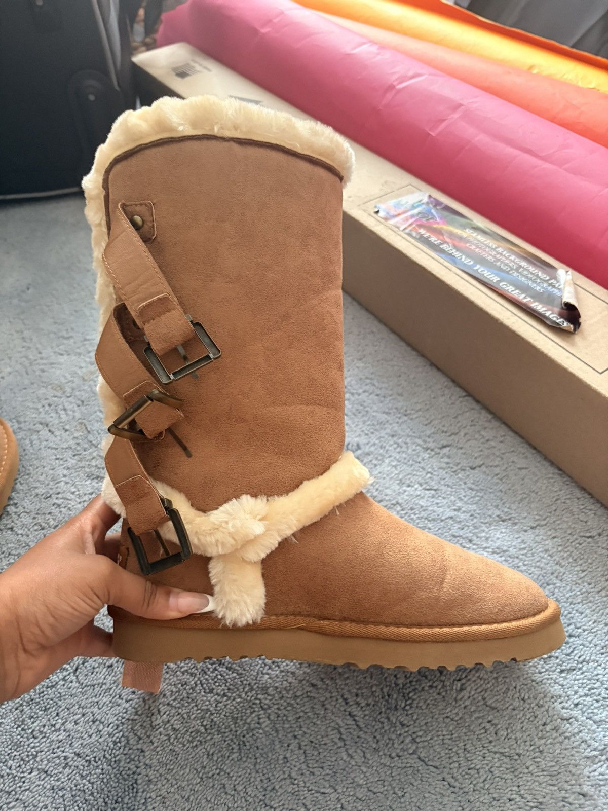 Ugg UGG Tall Boots – Chestnut – NEW Size US 7 / IT 37 - 3 Thumbnail