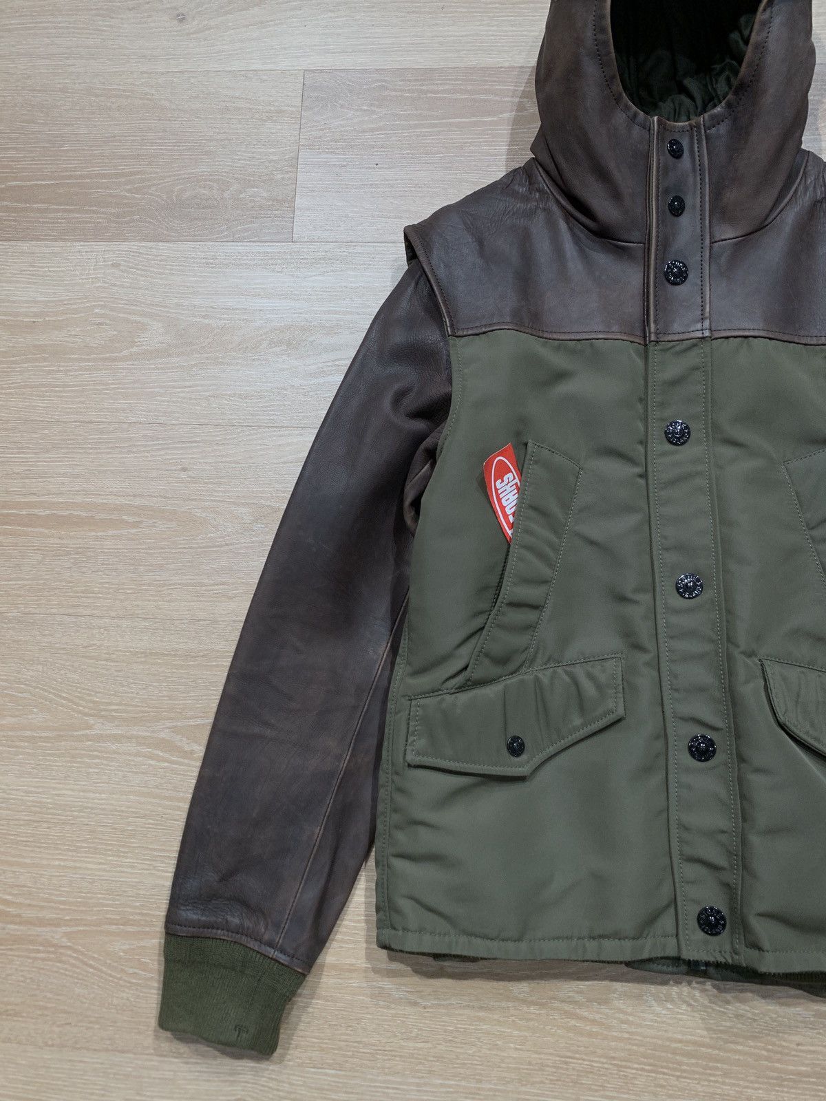 Designer × Stone Island Stone island 30th anniversary leather vest jacket Size US S / EU 44-46 / 1 - 3 Thumbnail