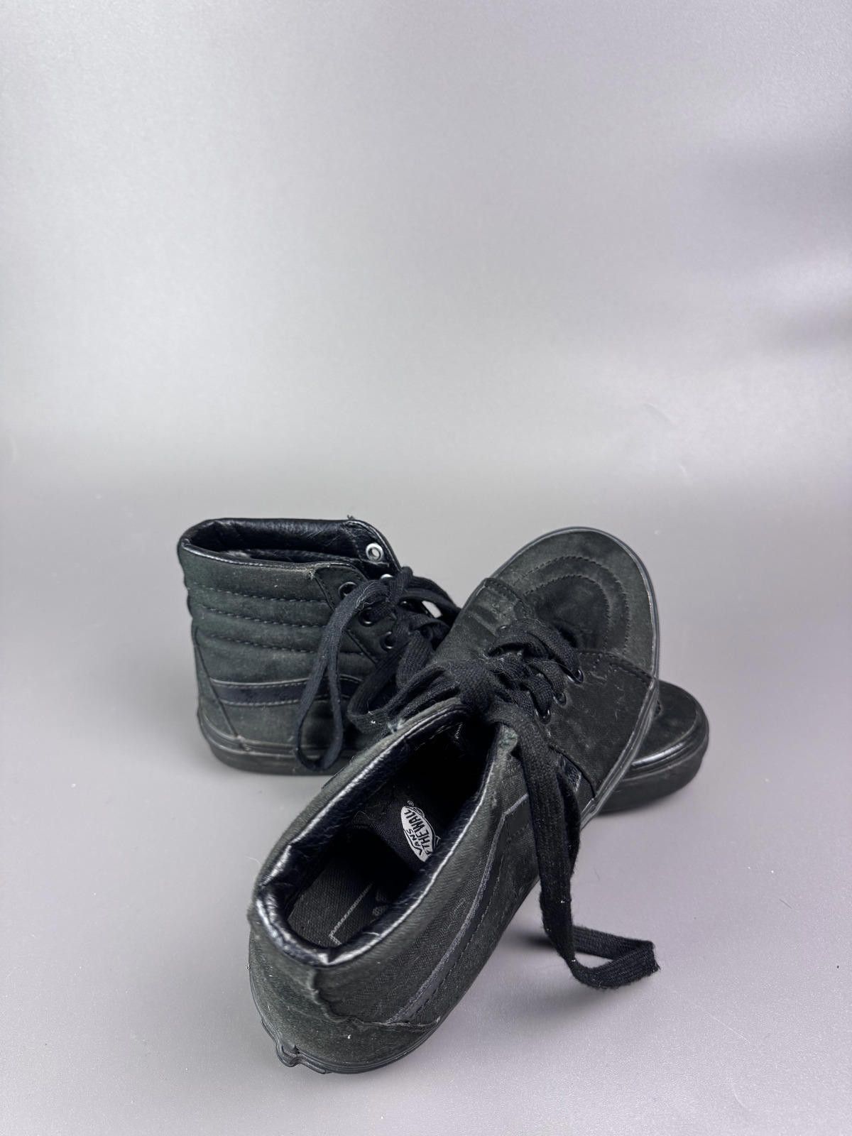 Vans Vans Sk8-Hi Black Suede High Top Sneakers Size ONE SIZE - 2 Thumbnail