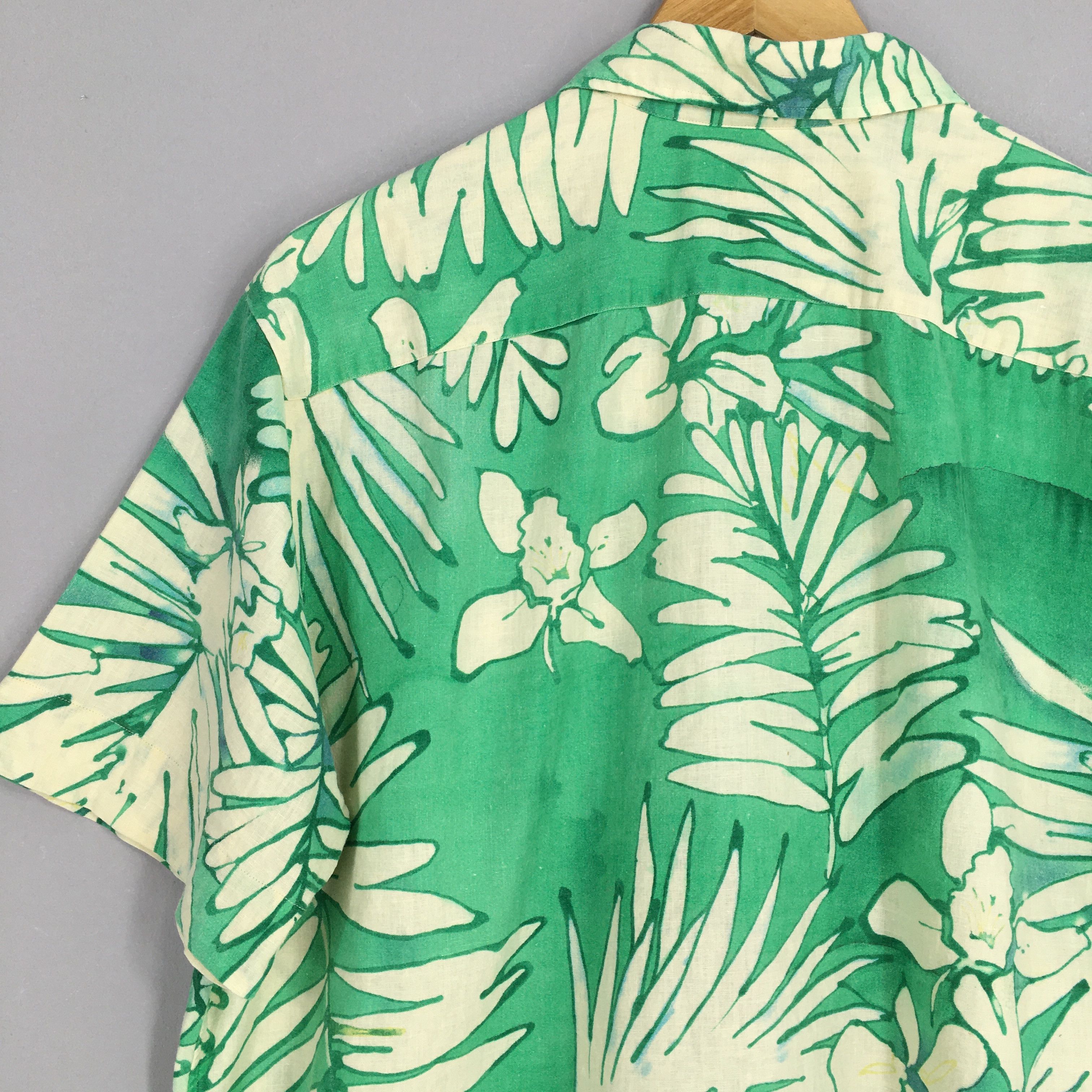 Polo Ralph Lauren Vintage Polo Ralph Lauren Floral Hawaiian Shirt Medium Size US M / EU 48-50 / 2 - 8 Thumbnail