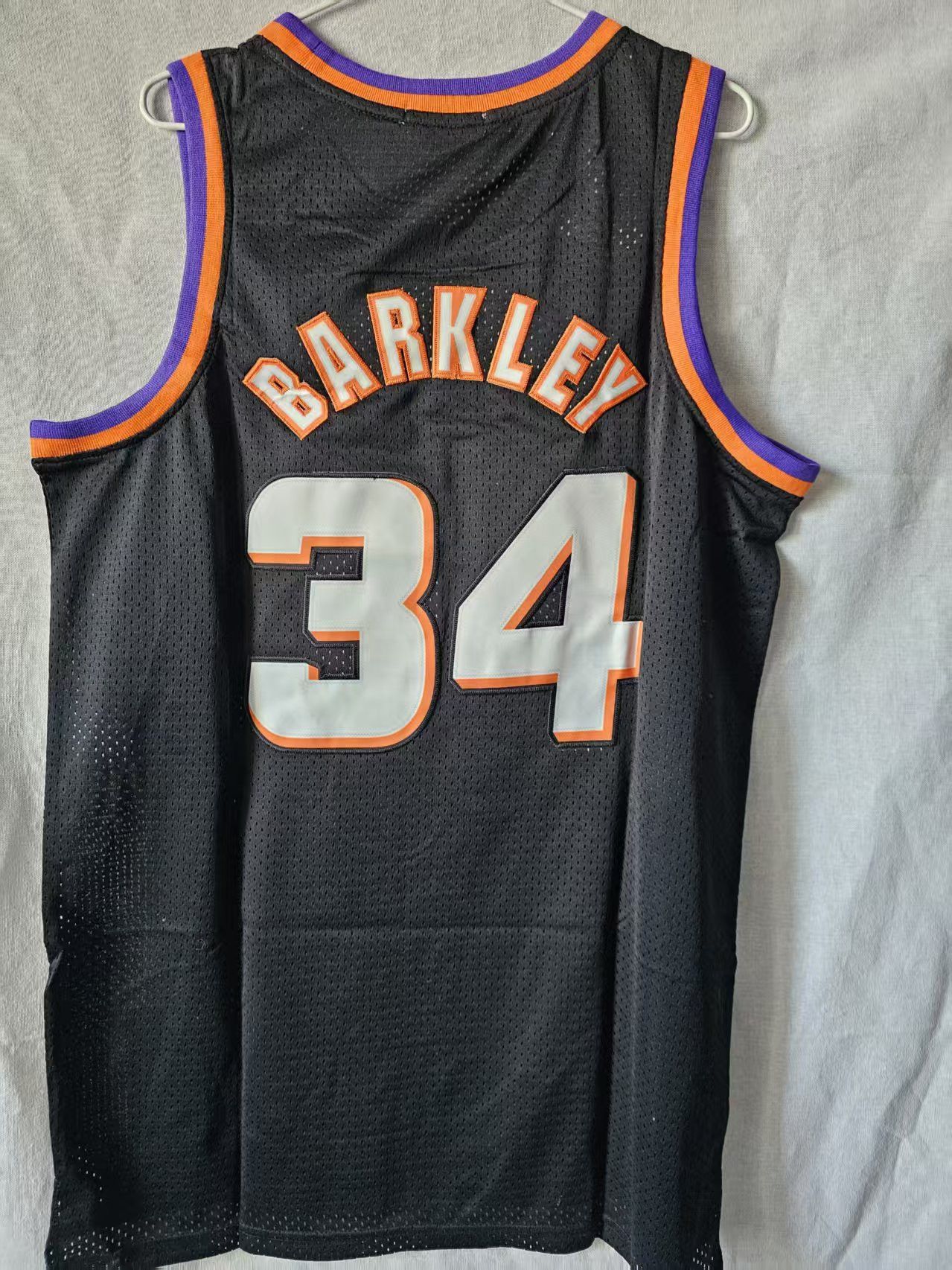 NBA Phoenix Suns #34 Charles Barkley Jersey Black Size US XL / EU 56 / 4 - 2 Thumbnail