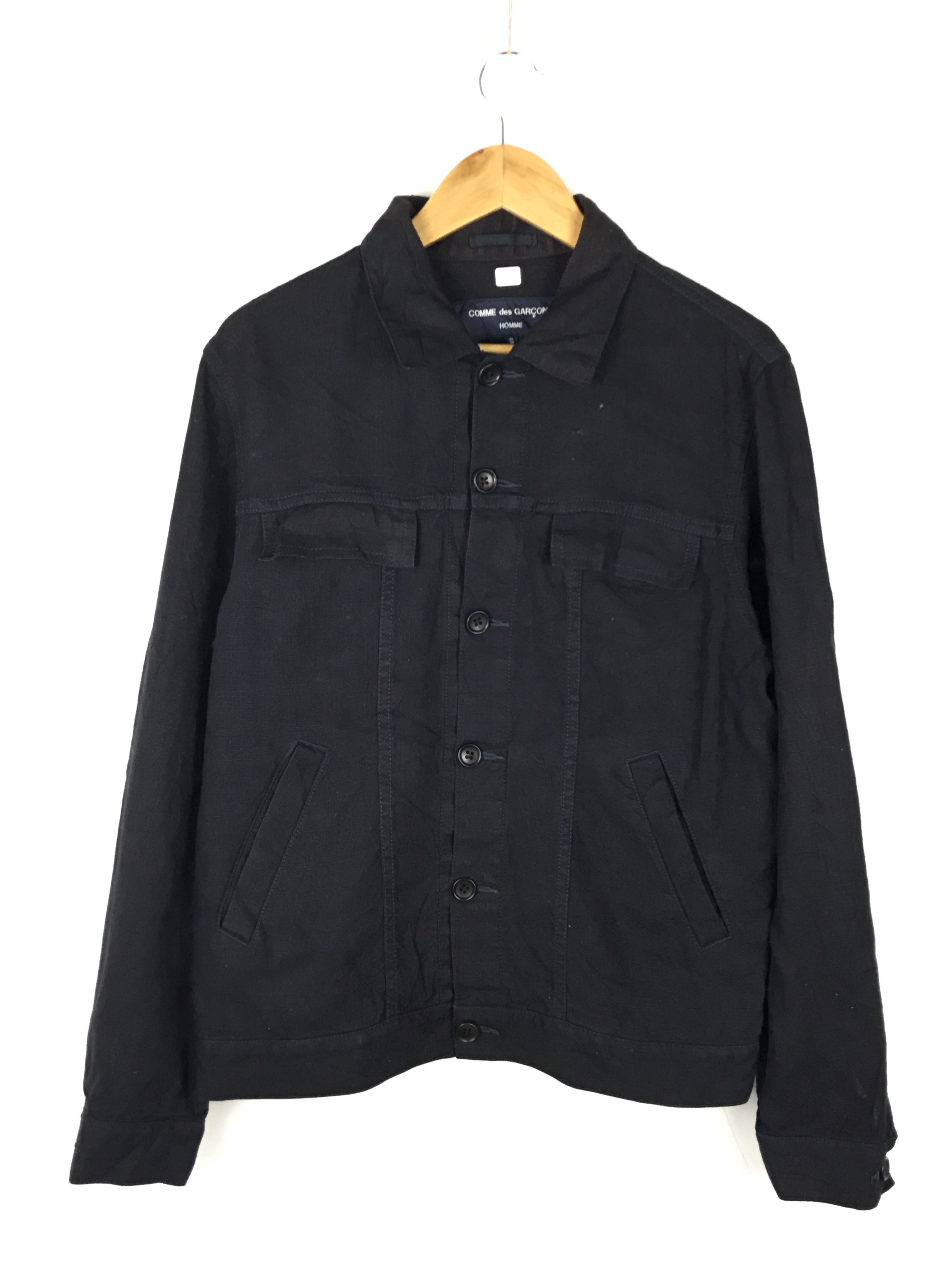 Comme des Garcons × Japanese Brand × Vintage Vintage Comme des Garcons Linen Jacket Size US S / EU 44-46 / 1 - 1 Thumbnail