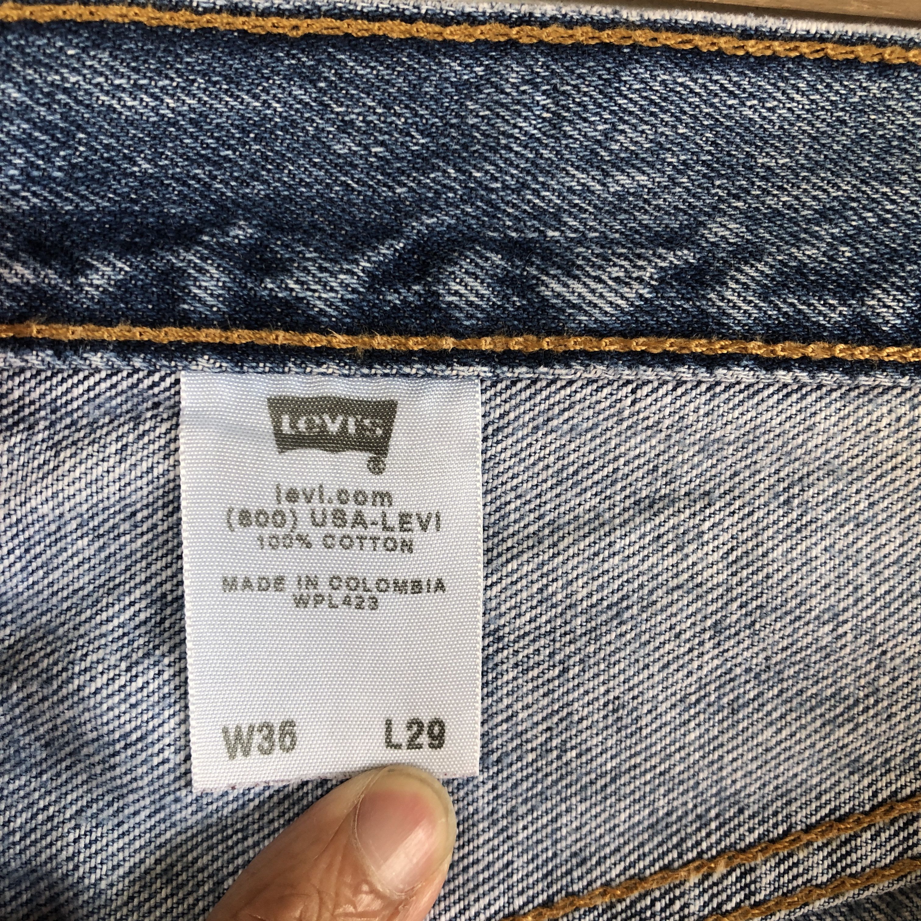 Levi's Vintage Levis 501 Light Wash Jeans Distressed Levi's Denim Size US 32 / EU 48 - 9 Thumbnail