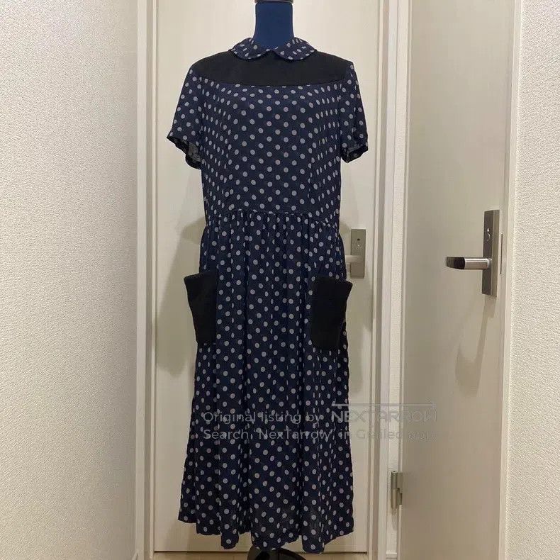 Comme des Garcons Comme Des Garcons Classic doll collar polka dot dress Size L / US 10 / IT 46 - 1 Thumbnail