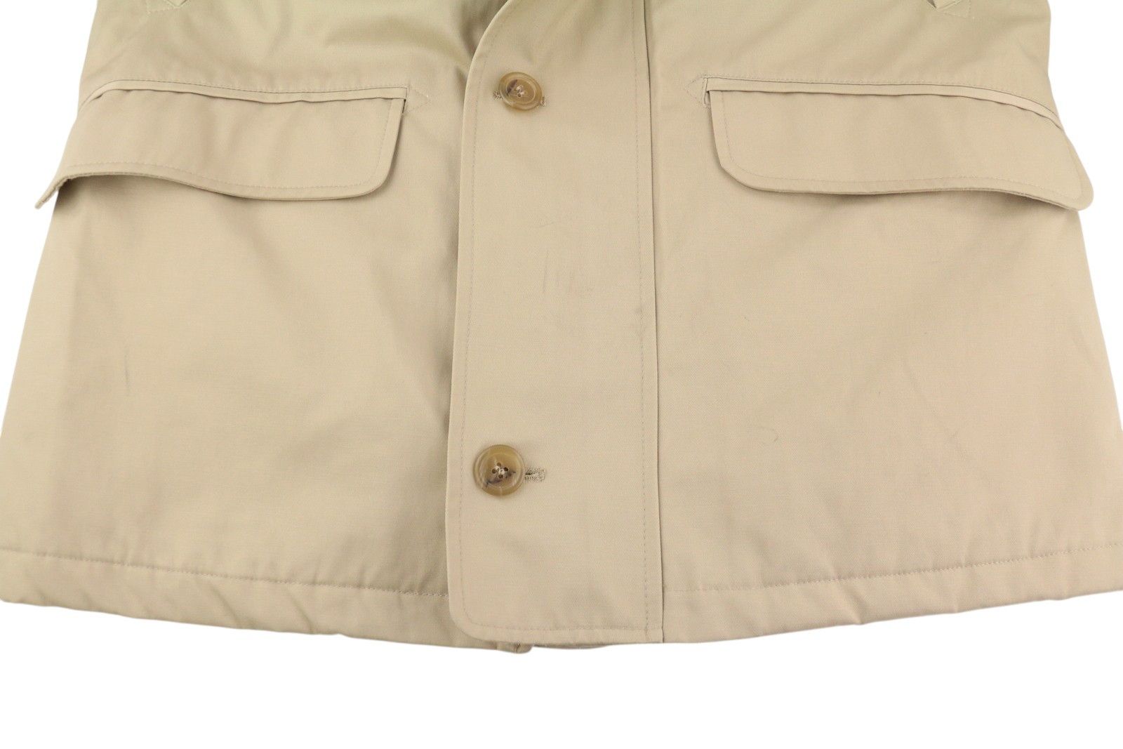 Yves Saint Laurent 48 Beige Full Zip Spread Collar Pockets Lined 86461 Size US M / EU 48-50 / 2 - 14 Thumbnail