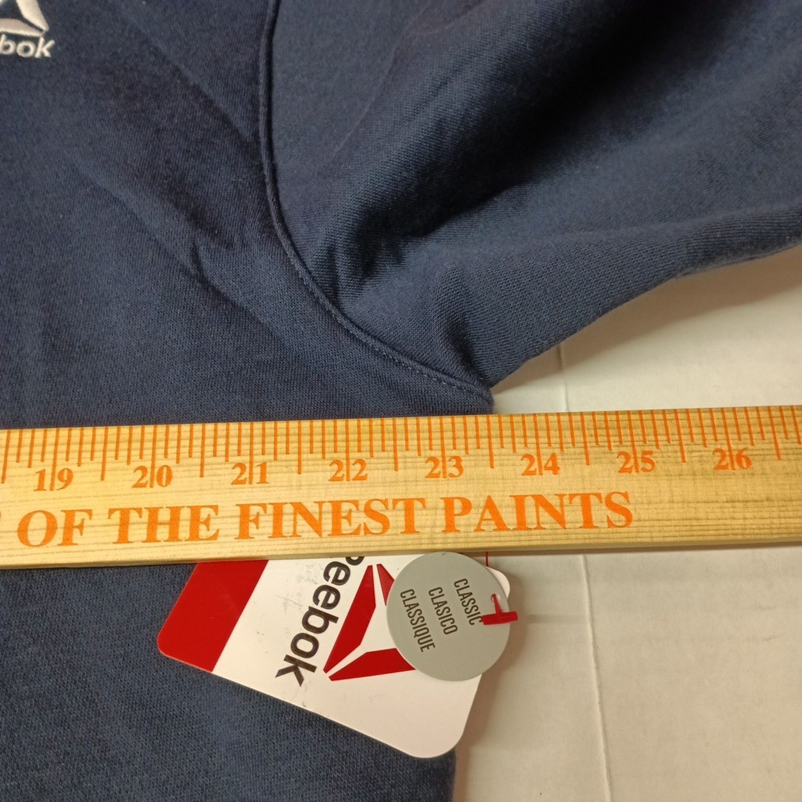 Reebok Reebok Delta Logo Hoodie Men's Size L Blue Kangaroo Pocket Size US L / EU 52-54 / 3 - 6 Thumbnail