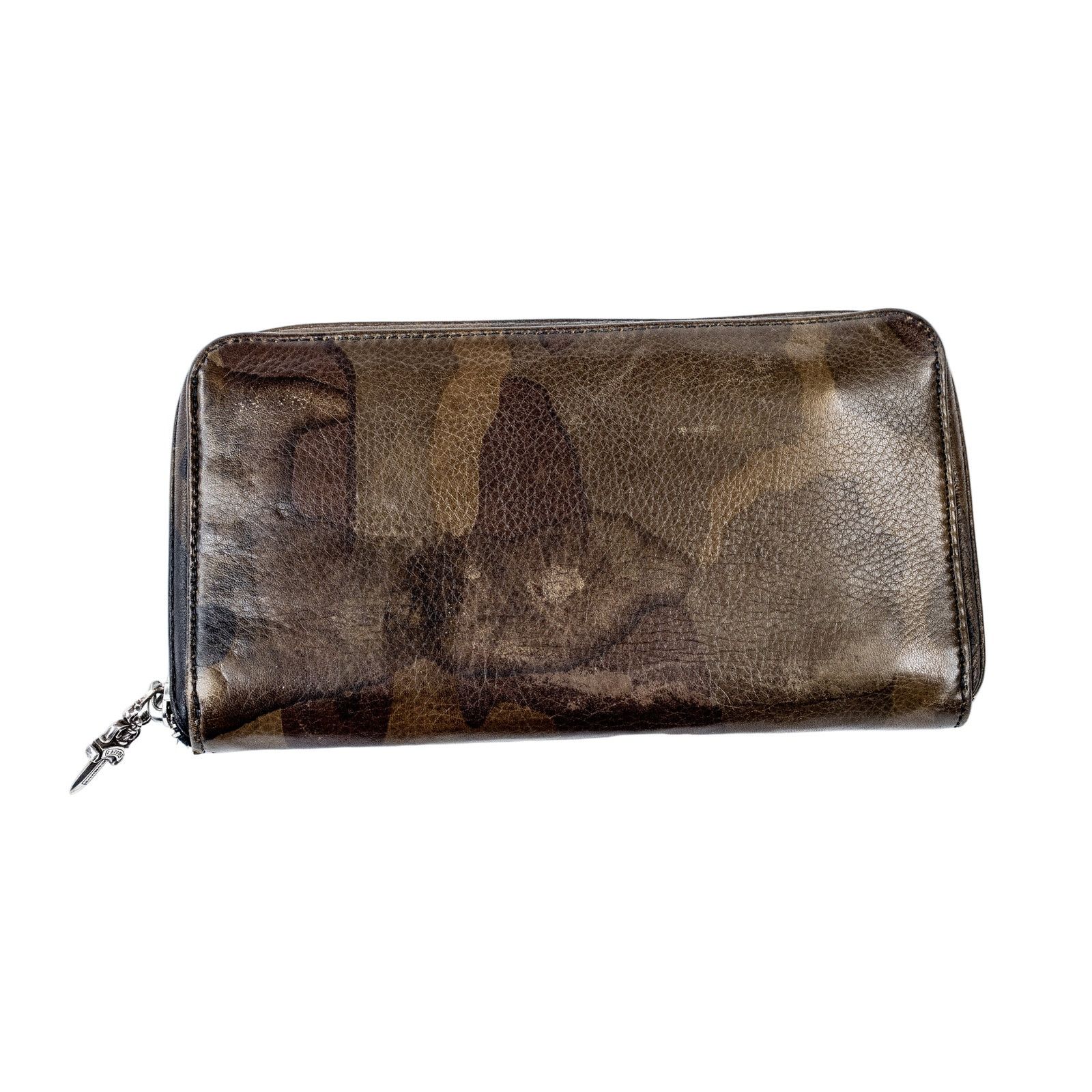 Chrome Hearts Camo Cemetery Cross Long Wallet Size ONE SIZE - 2 Thumbnail