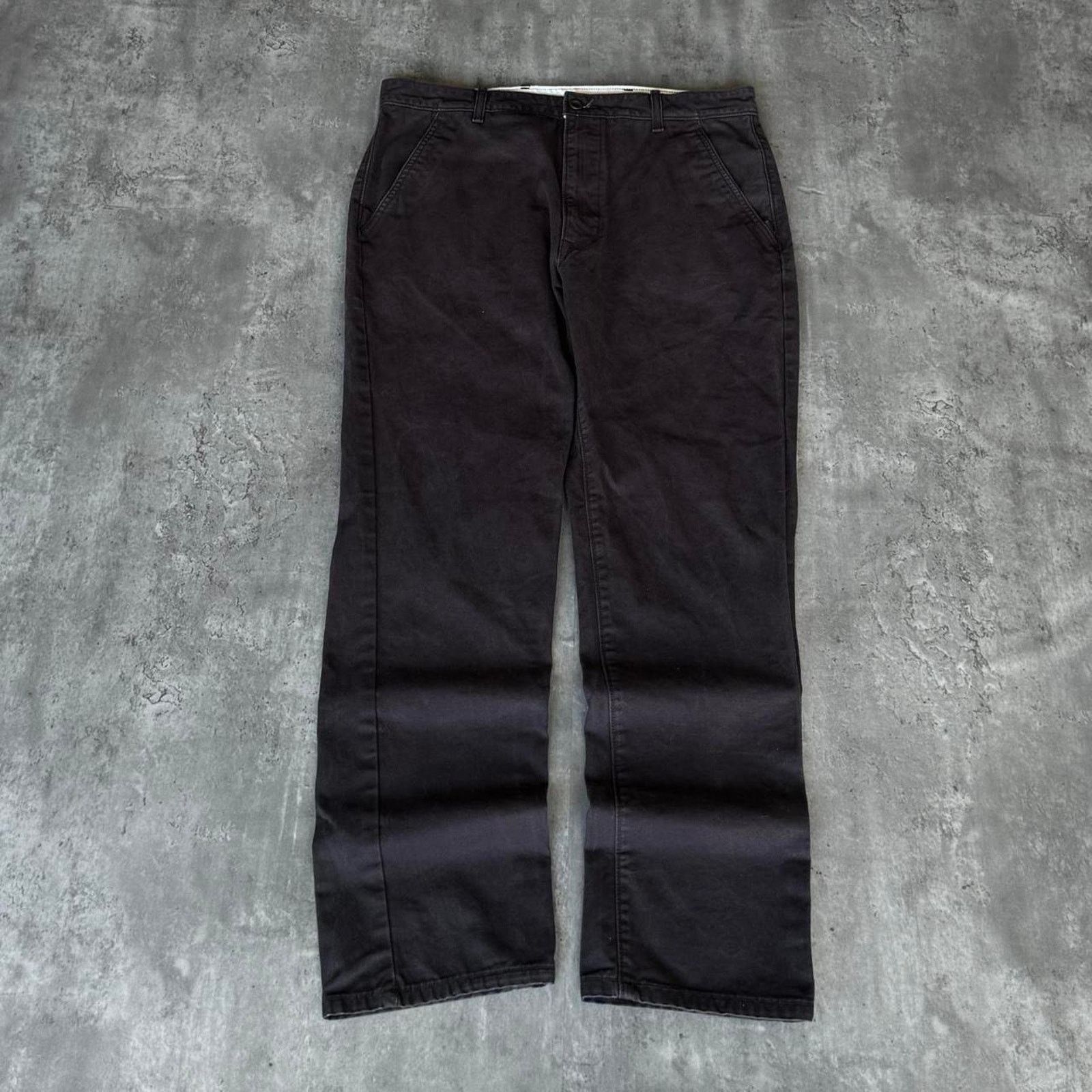 Levi's × Levi's Vintage Clothing × Vintage Vintage Y2K Levi’s Tonal Black Baggy Skater Grunge Pants Size US 36 / EU 52 - 1 Thumbnail
