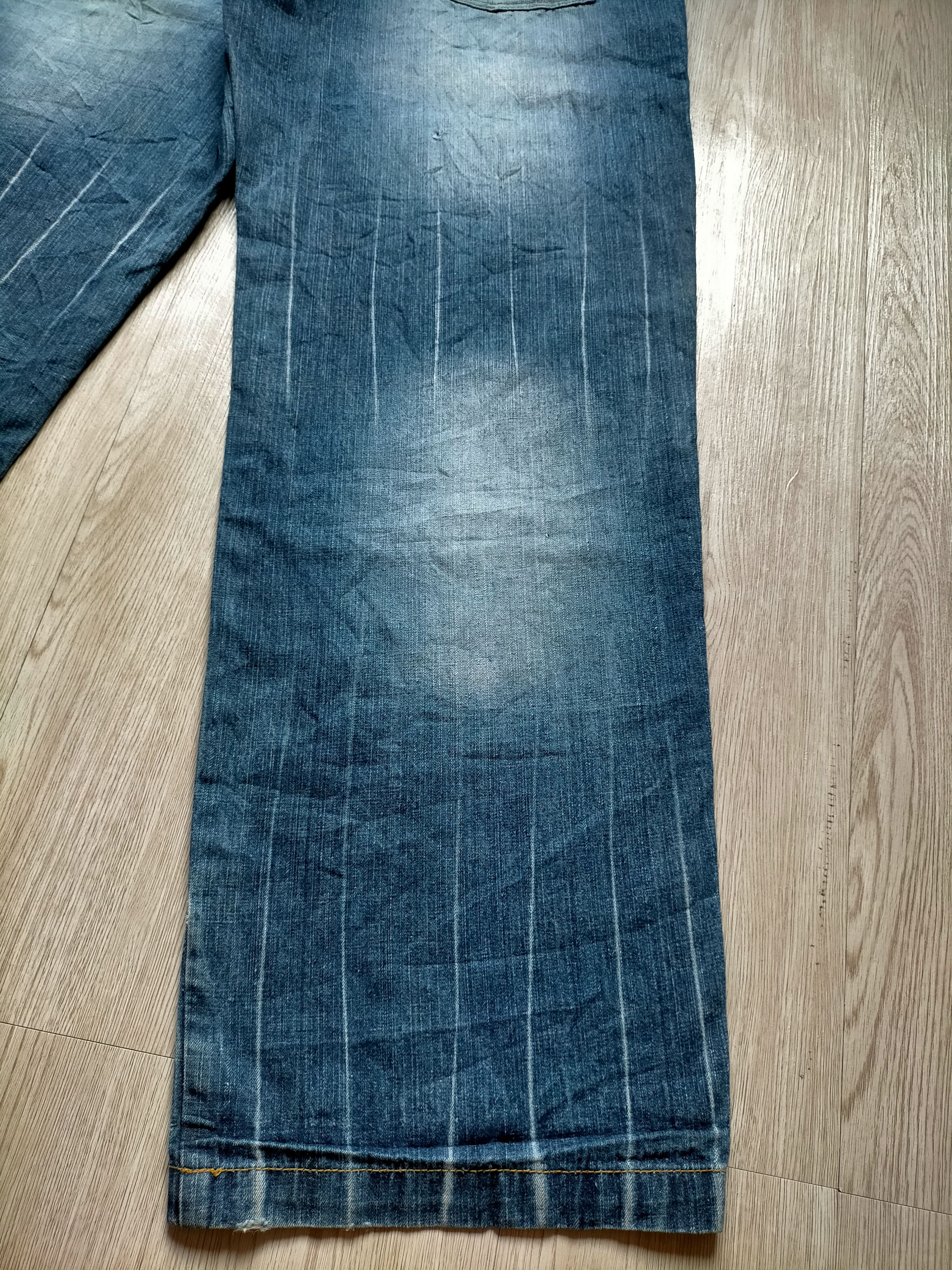 JNCO × Japanese Brand Akcess Baggy Vtg 90s Hip Hop Skate Style Denim Size US 34 / EU 50 - 17 Thumbnail