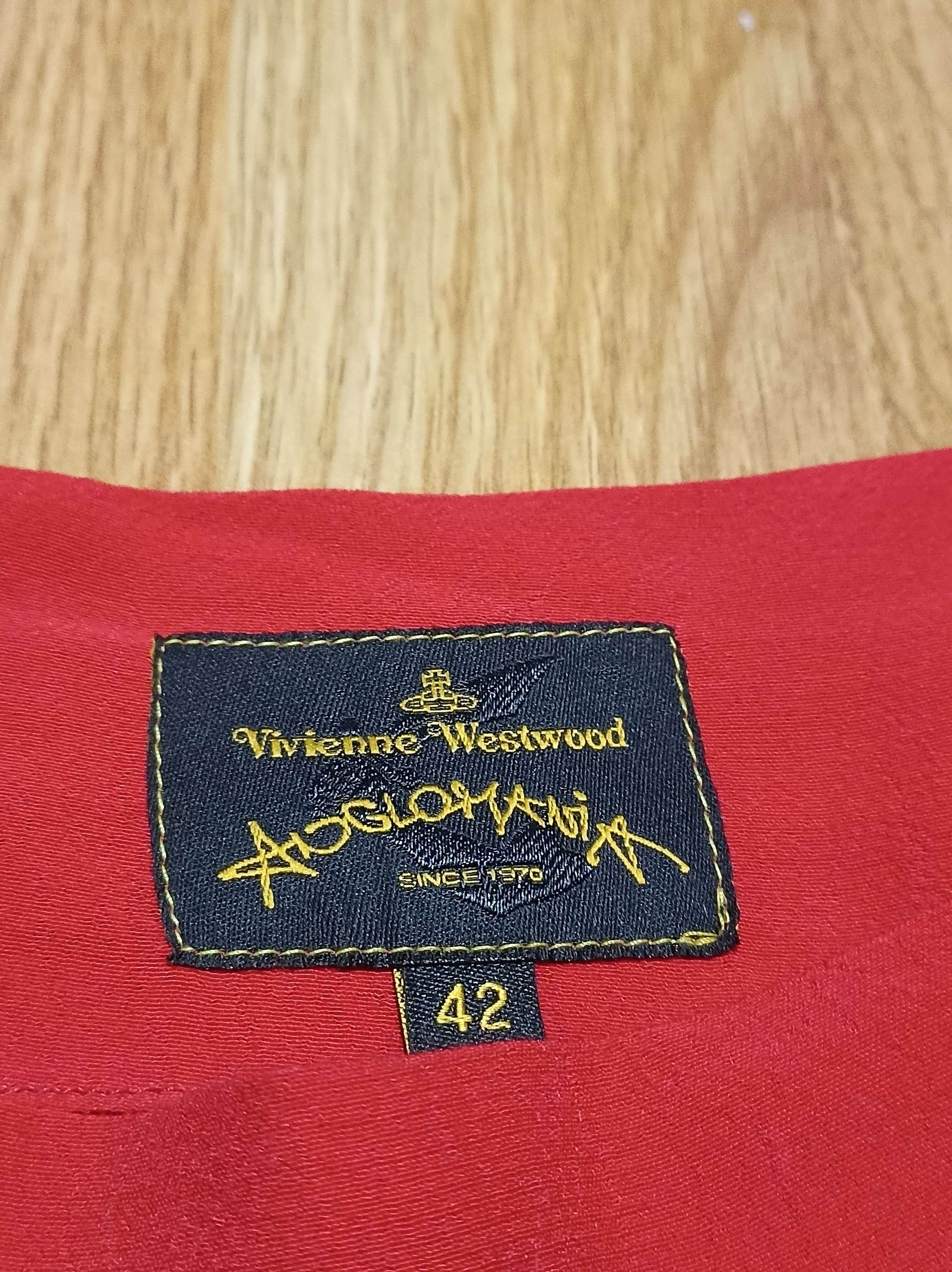 Vivienne Westwood Vivienne Westwood Anglomania Red Elegant Midi Dress IT 42 Size M / US 6-8 / IT 42-44 - 11 Thumbnail