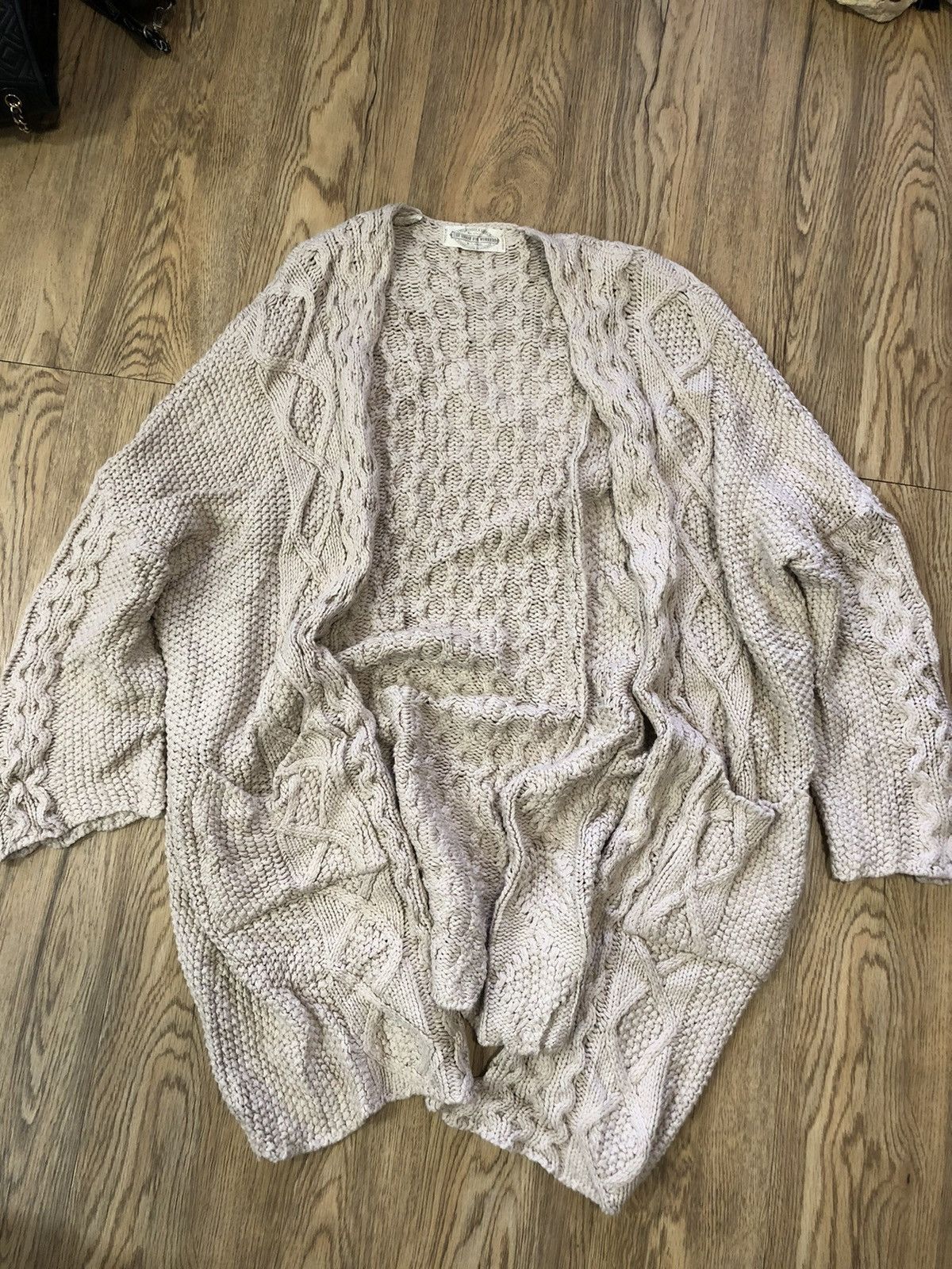 If Six Was Nine × Japanese Brand GOA Union for Worker cable knit sweater long cardigan Size US L / EU 52-54 / 3 - 7 Thumbnail