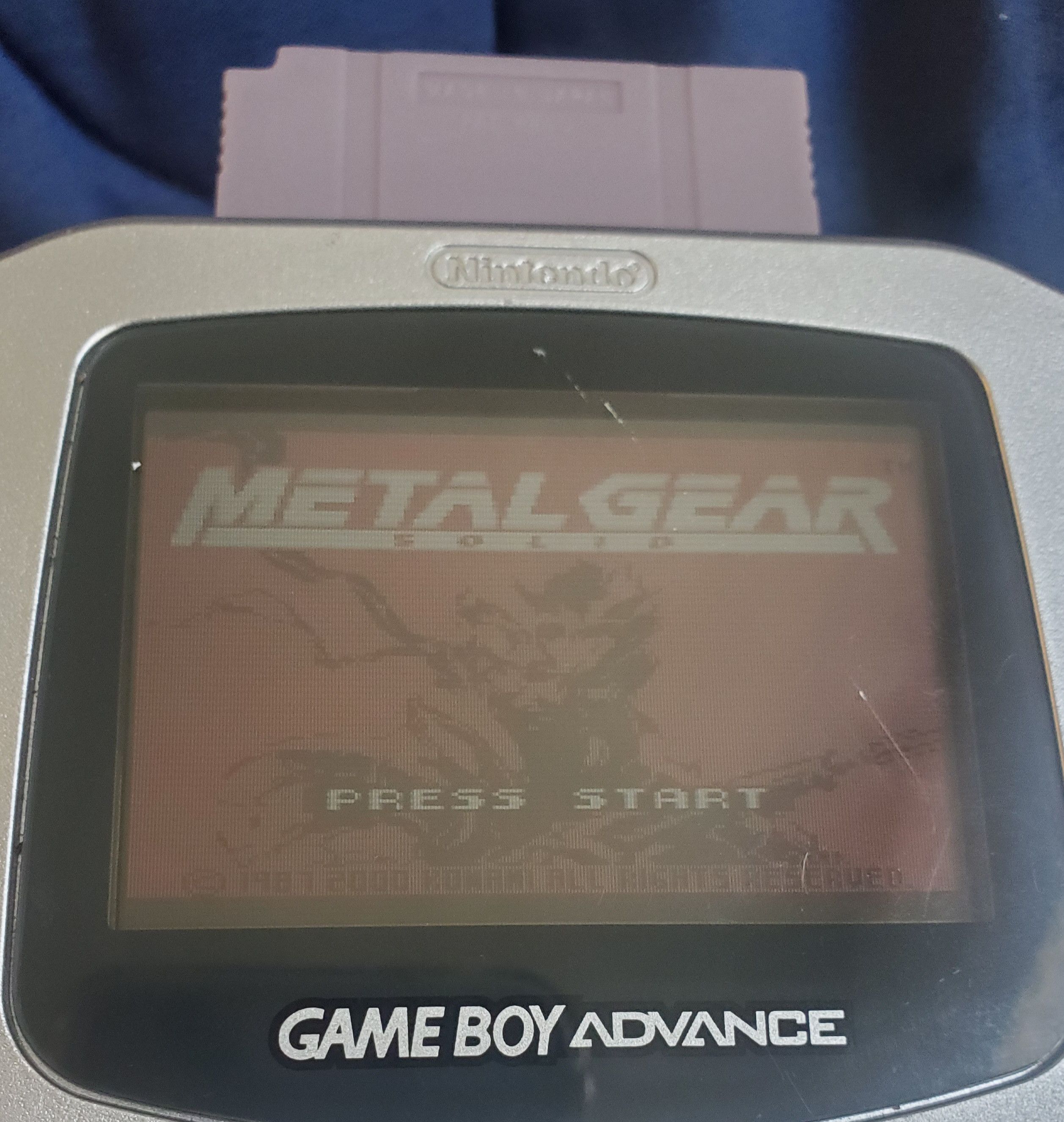 Nintendo Metal Gear Solid GBC Video Game Catridge Gameboy Color Size ONE SIZE - 2 Thumbnail