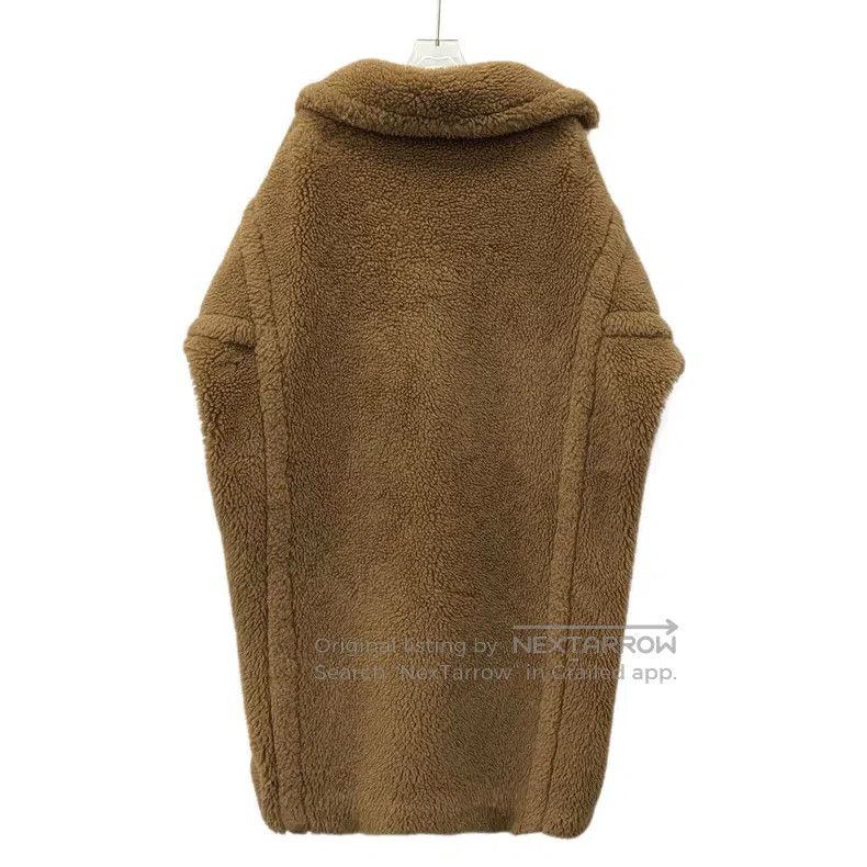Max Mara Max Mara Brown Camel Hair Teddy Collar Double Breasted Coa Size S / US 4 / IT 40 - 2 Thumbnail