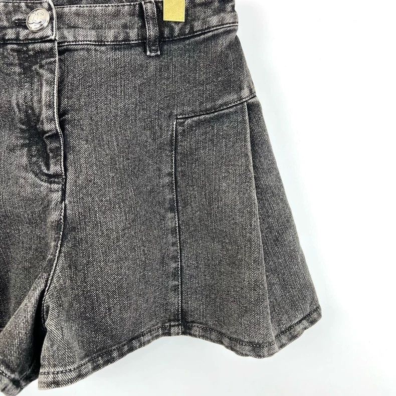 Chanel Chanel 23c gray denim denim shorts Size 42" / US 20 - 4 Thumbnail
