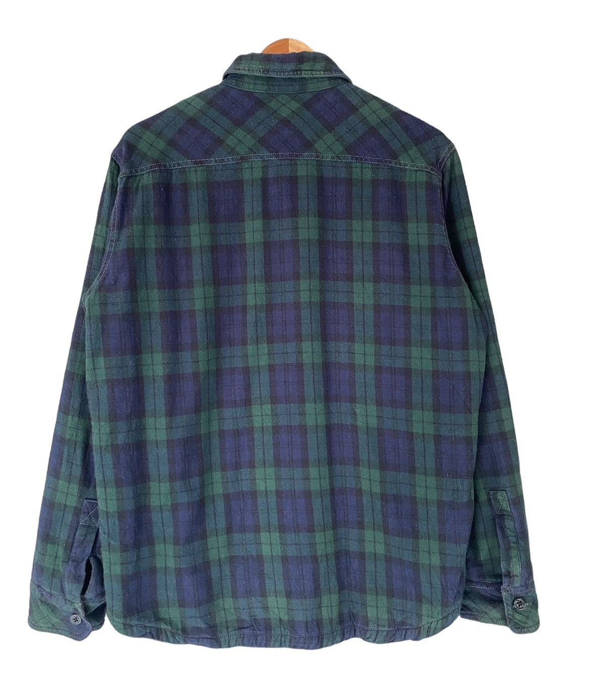 Avirex AVIREX LTD Linen Plaid Button Shirt Long Sleeve Size US XL / EU 56 / 4 - 9 Thumbnail