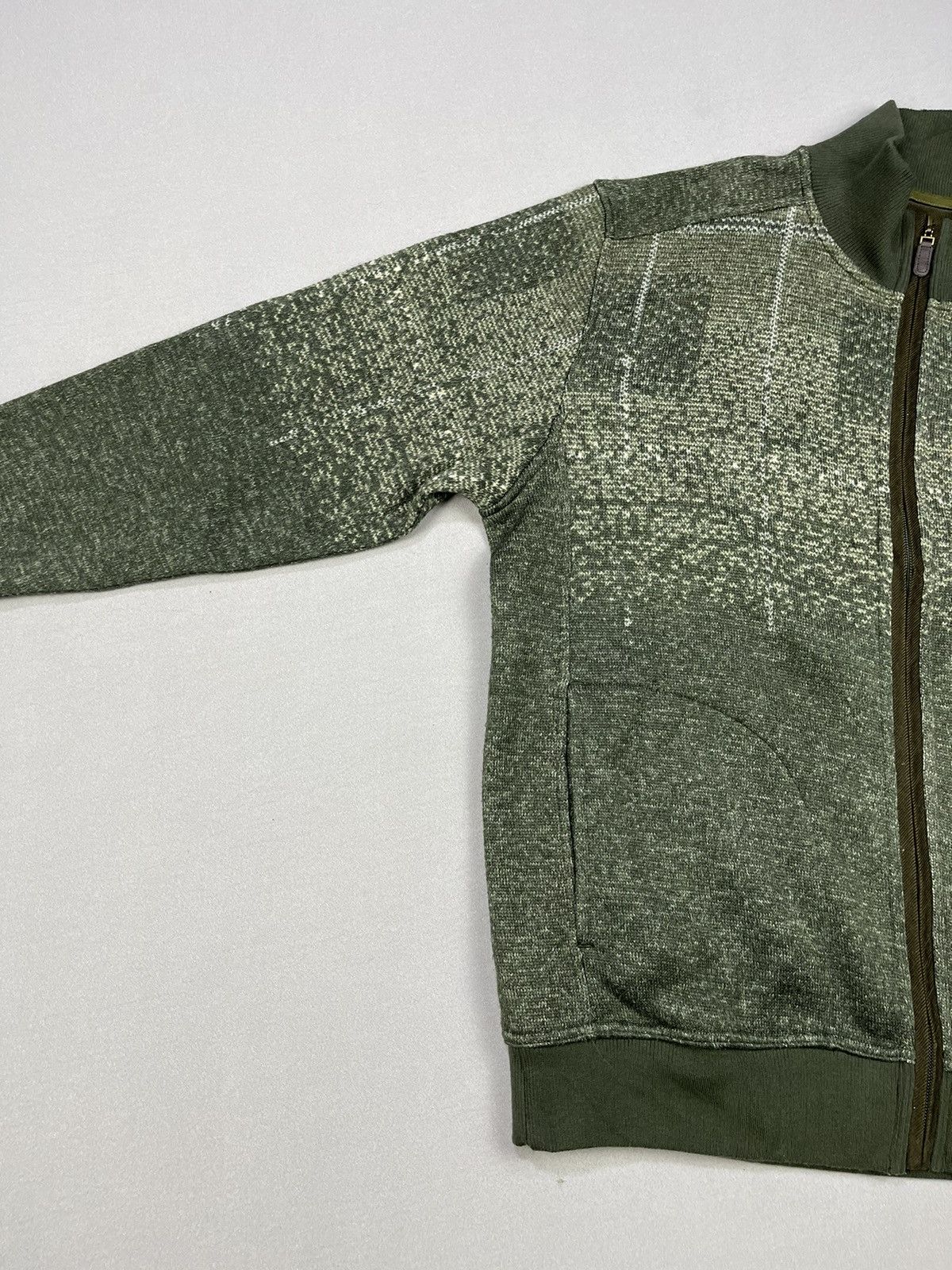 Golden Bear GOLDEN BEAR NATIVE NAVAJO GREEN ZIPPER SWEATER Size US L / EU 52-54 / 3 - 9 Thumbnail