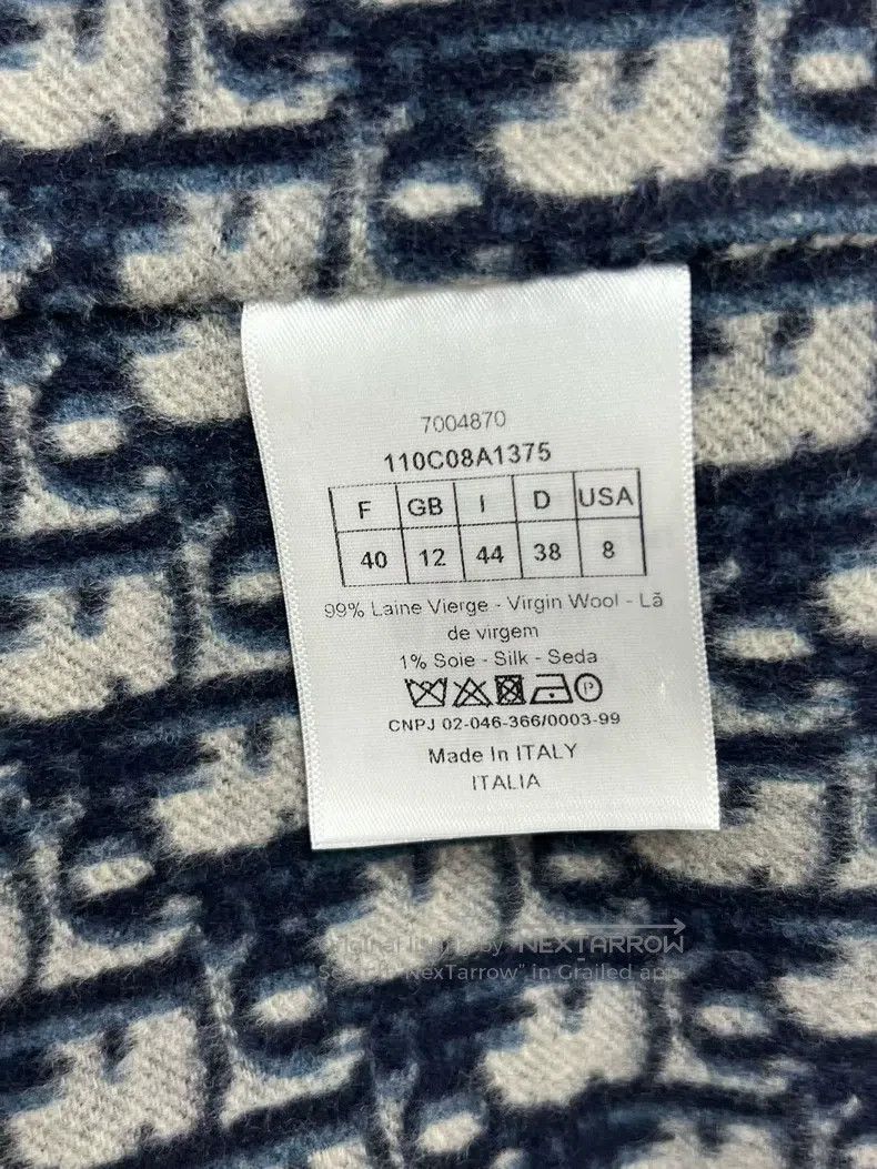 Dior Dior The inside is full of logo double-breasted coat Size S / US 4 / IT 40 - 7 Thumbnail