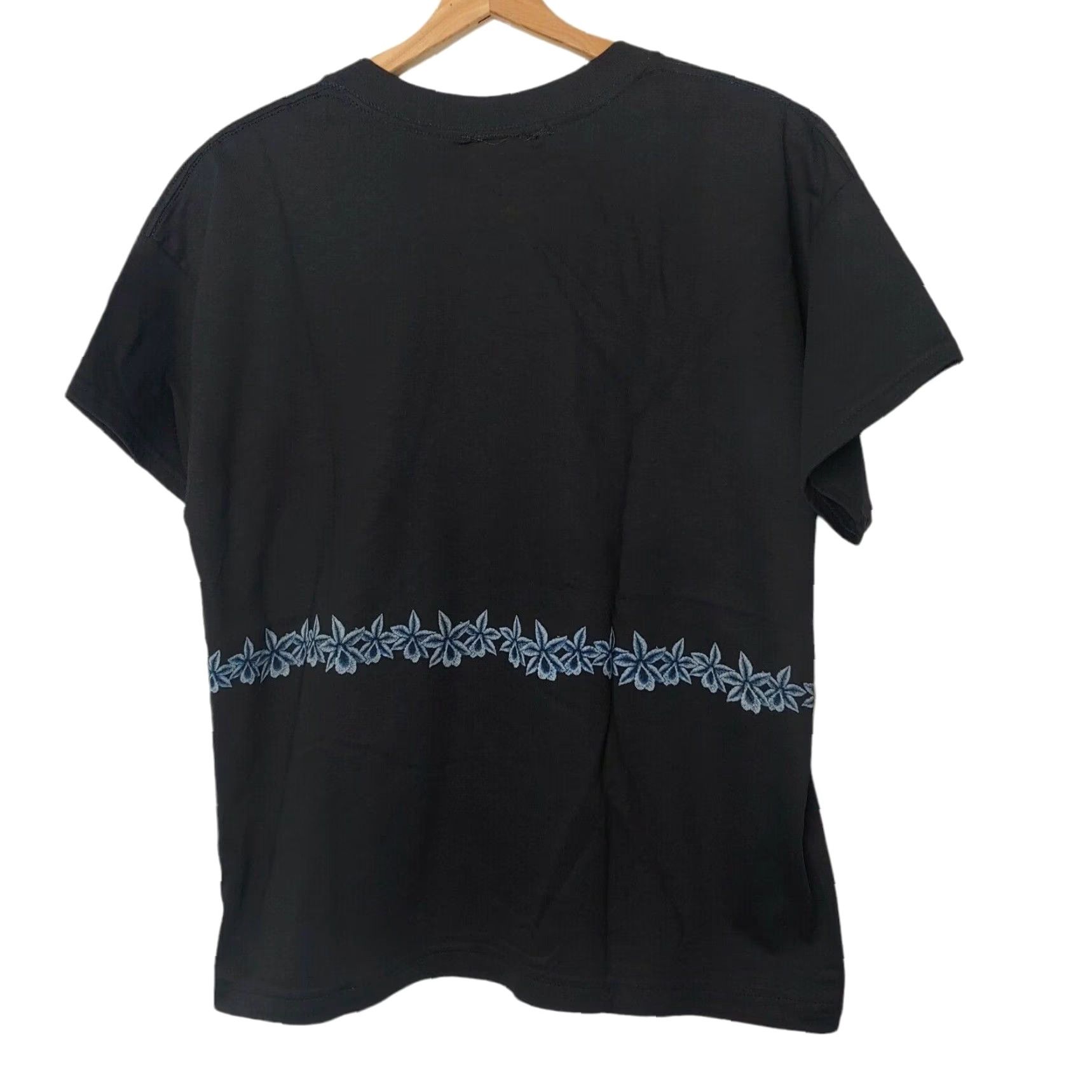 Vintage VINTAGE Maui Hawaiian Islands Surf T Shirt Womens XL Black Crew Neck Read Readable? Size XL / US 12-14 / IT 48-50 - 3 Thumbnail