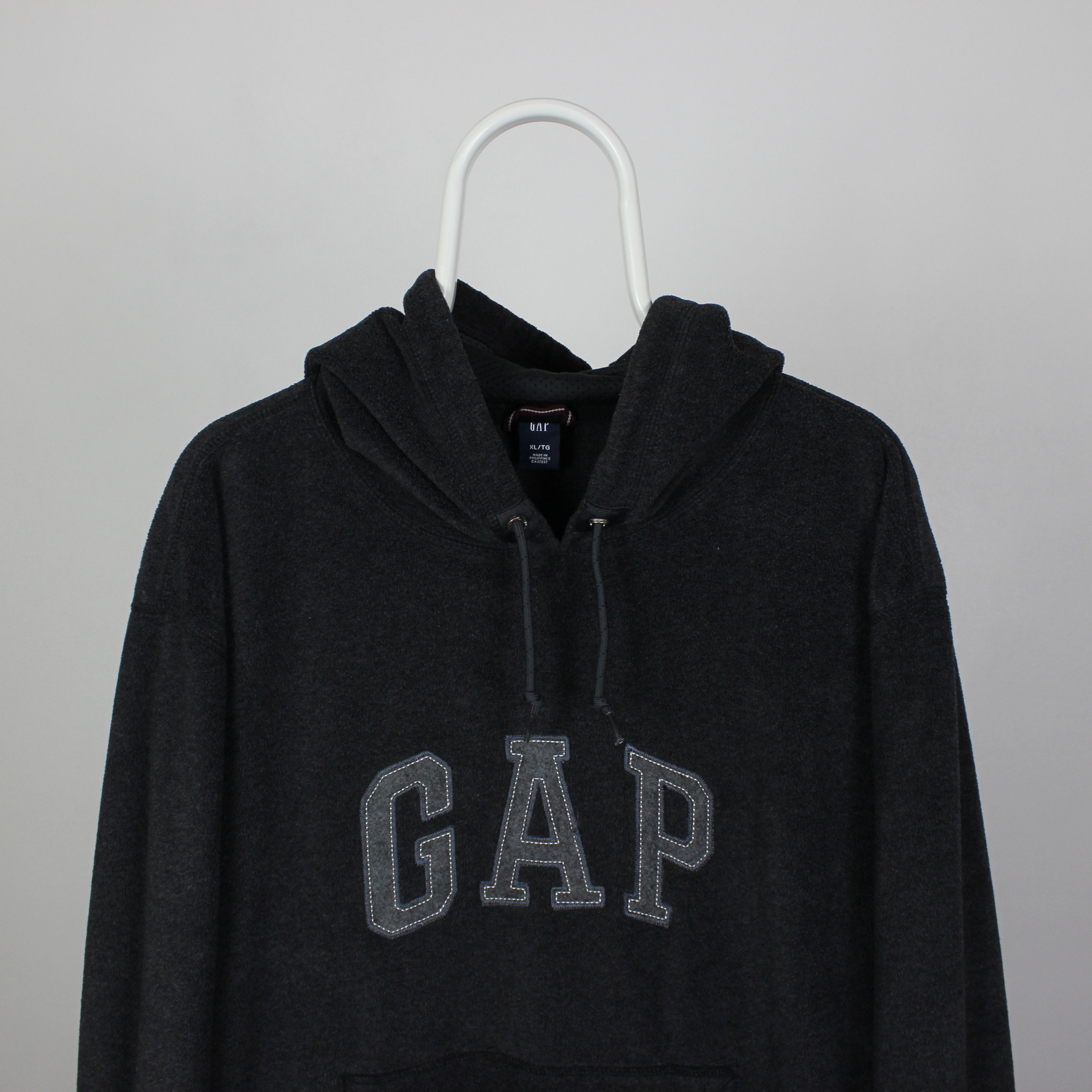 Gap Gap hoodie vintage fleece centr logo men rare L XL Size US XL / EU 56 / 4 - 5 Thumbnail