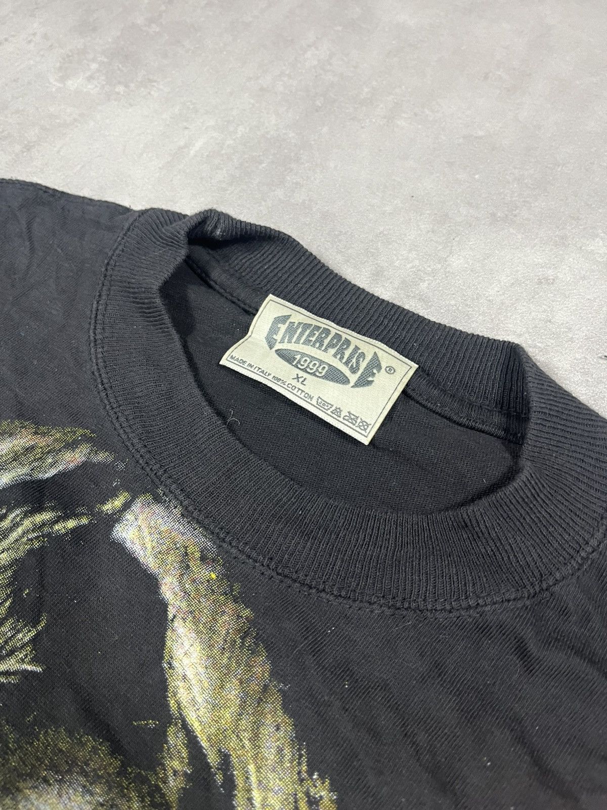 Band Tees 90’s vintage bootleg italy tshirt kurt cobain fade black Size US XL / EU 56 / 4 - 3 Thumbnail