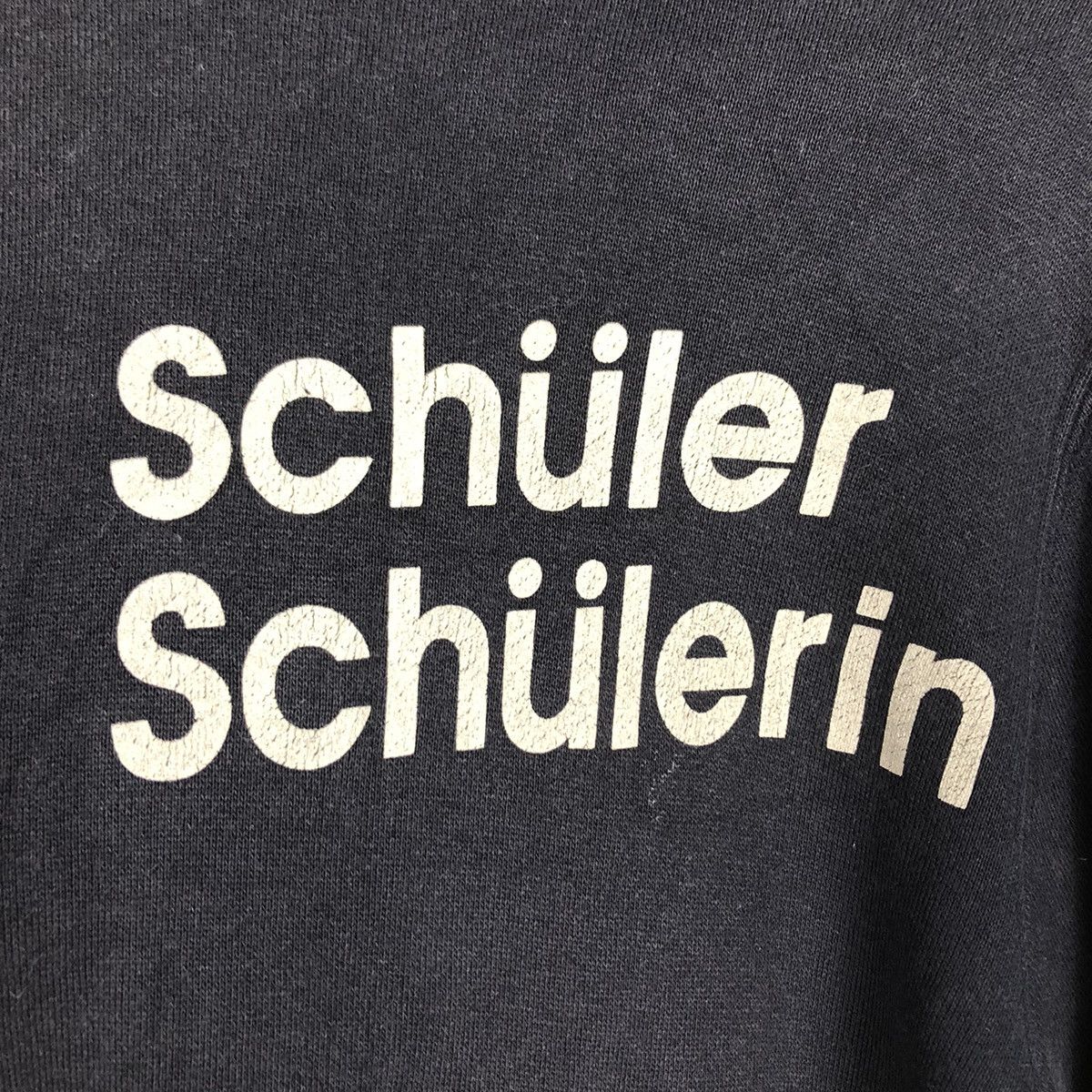 Japanese Brand × Vintage 📌Vintage Hoodie Sweatshirt Big Logo Schuler Schulerin Size US M / EU 48-50 / 2 - 17 Thumbnail
