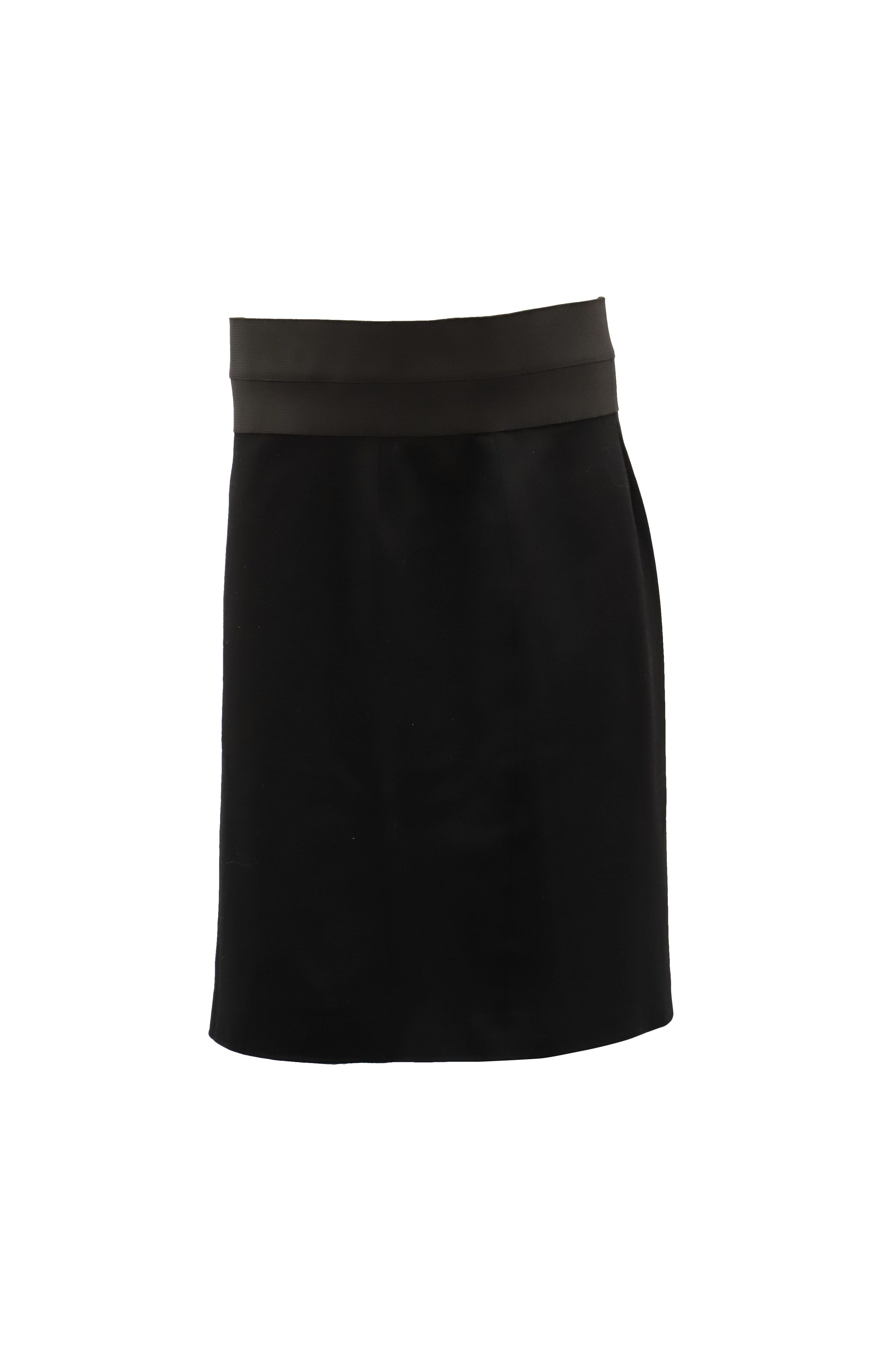 Akris Akris Punto High-Waist Pencil Skirt in Black Viscose Size 32" / US 10 / IT 46 - 1 Thumbnail