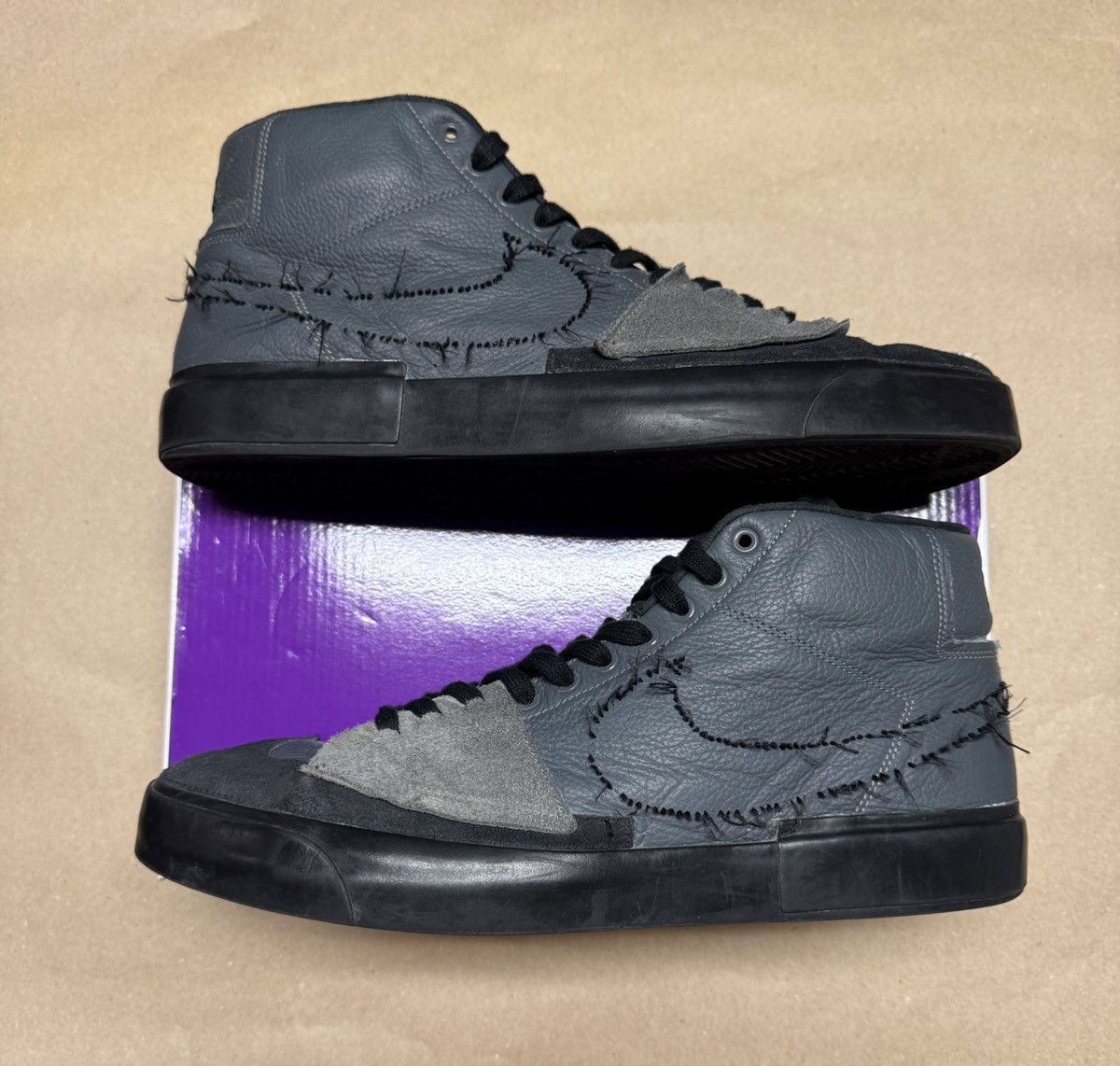 Nike Nike SB Zoom Blazer Mid Edge L Iron Grey men’s size 14 shoes Size US 14 / EU 47 - 1 Thumbnail