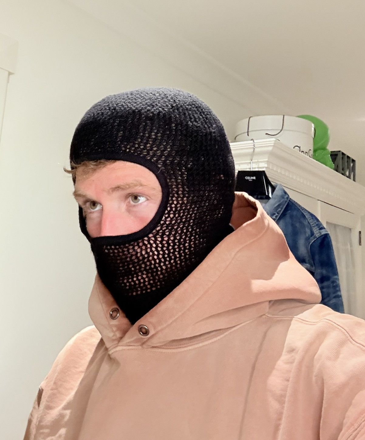 Rick Owens SS24 Rick Owens Lido balaclava grail skull hat Size ONE SIZE - 4 Thumbnail