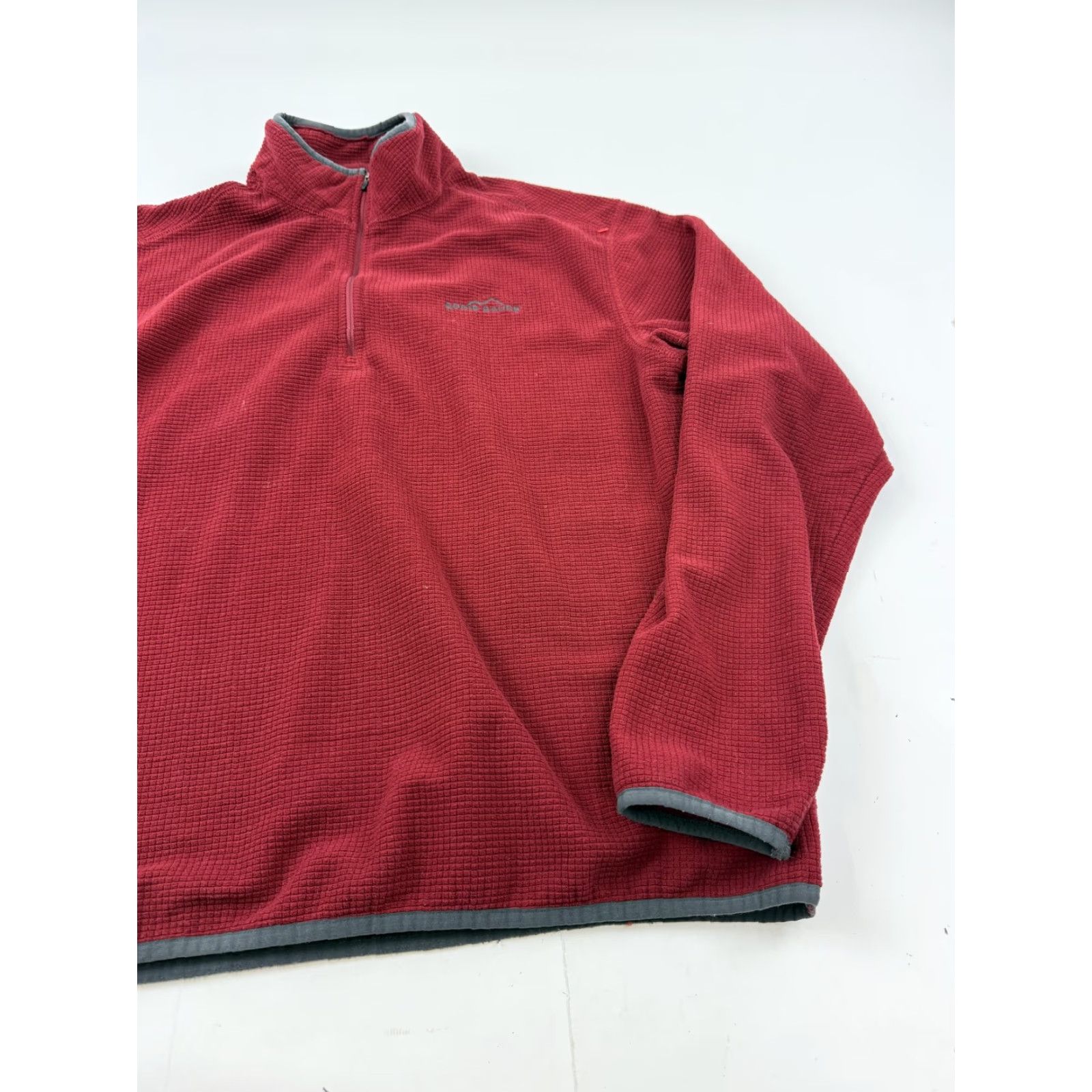 Eddie Bauer Eddie Bauer Pullover Mens Large Red 1/4 Zip Fleece Sweater Hiking Outdoor Top Size US L / EU 52-54 / 3 - 2 Thumbnail