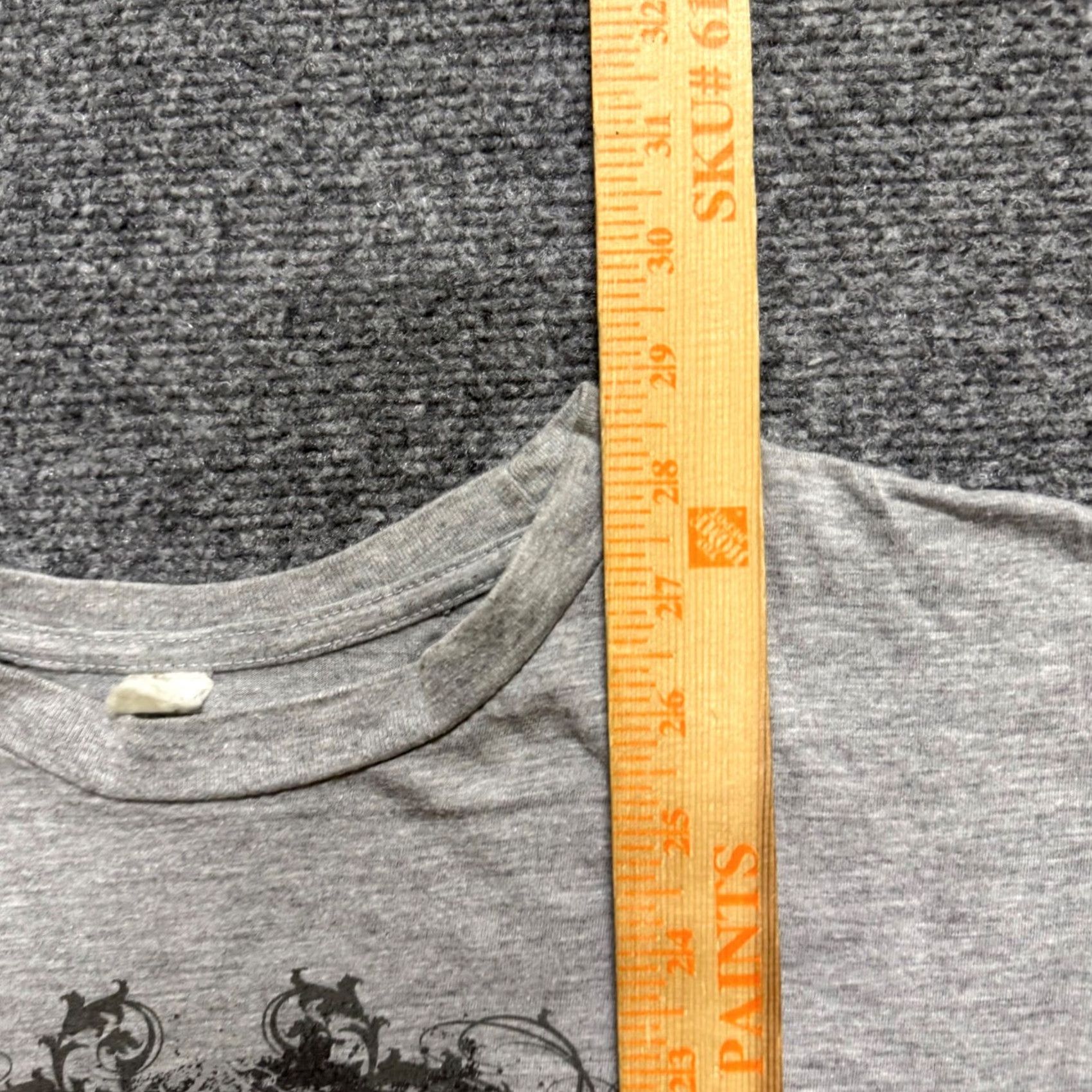 Barracuda VINTAGE Barracuda T-shirt Men XL Gray Y2K Grunge Skull Skater Faded Size US XL / EU 56 / 4 - 6 Thumbnail