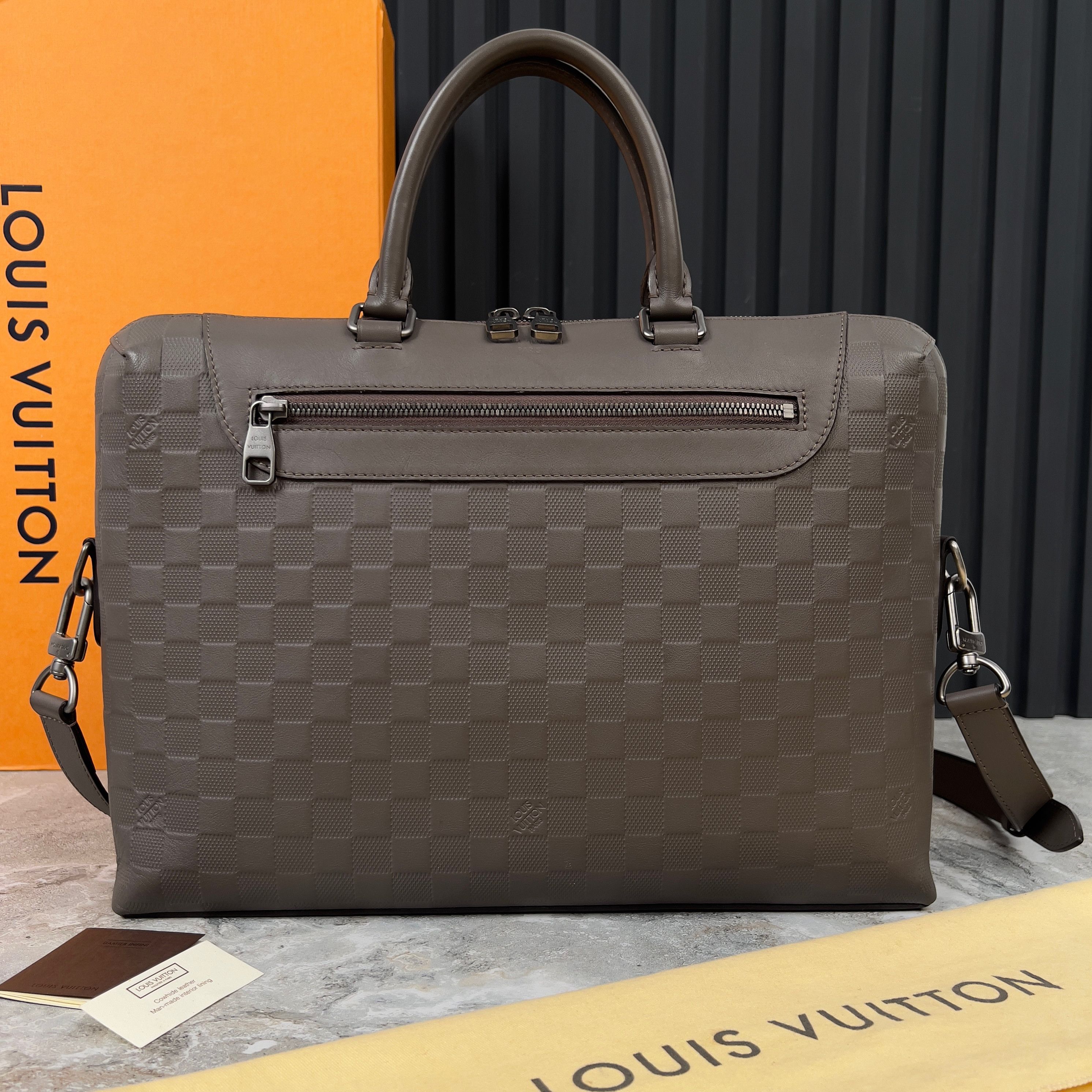 Louis Vuitton Porte-Documents Damier Briefcase Business Bag