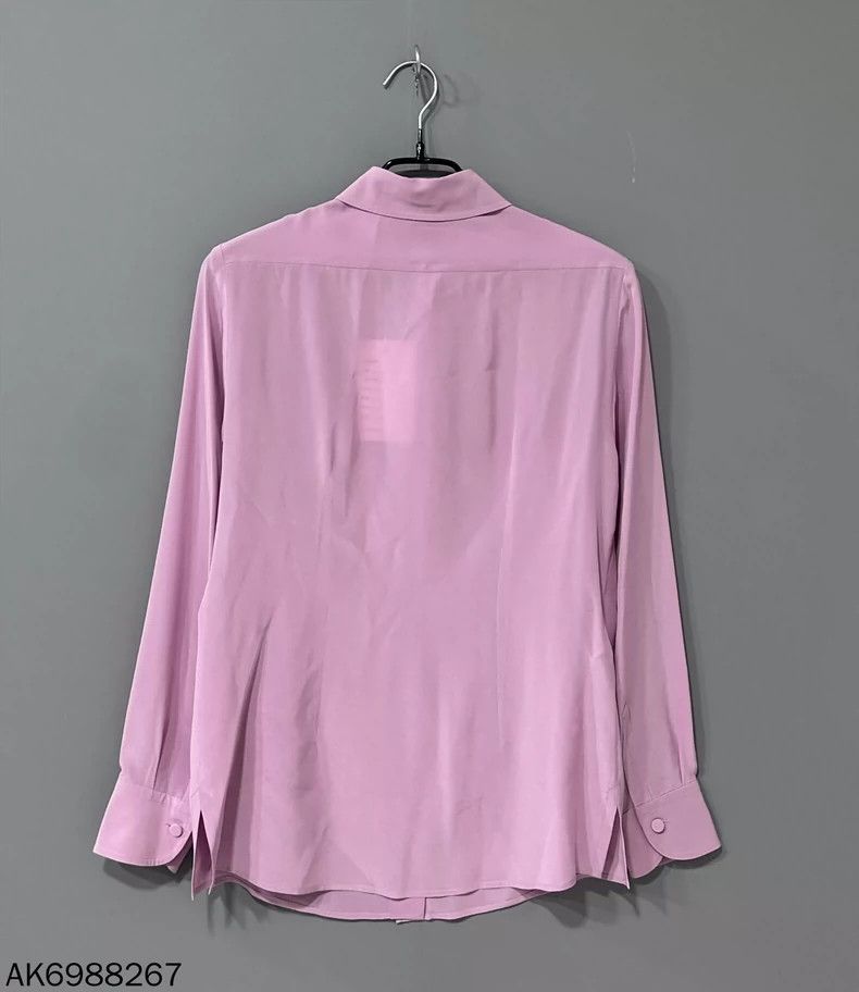Gucci Gucci Pink silk shirt 2502-Nextarrow Size US XXS / EU 40 - 3 Thumbnail