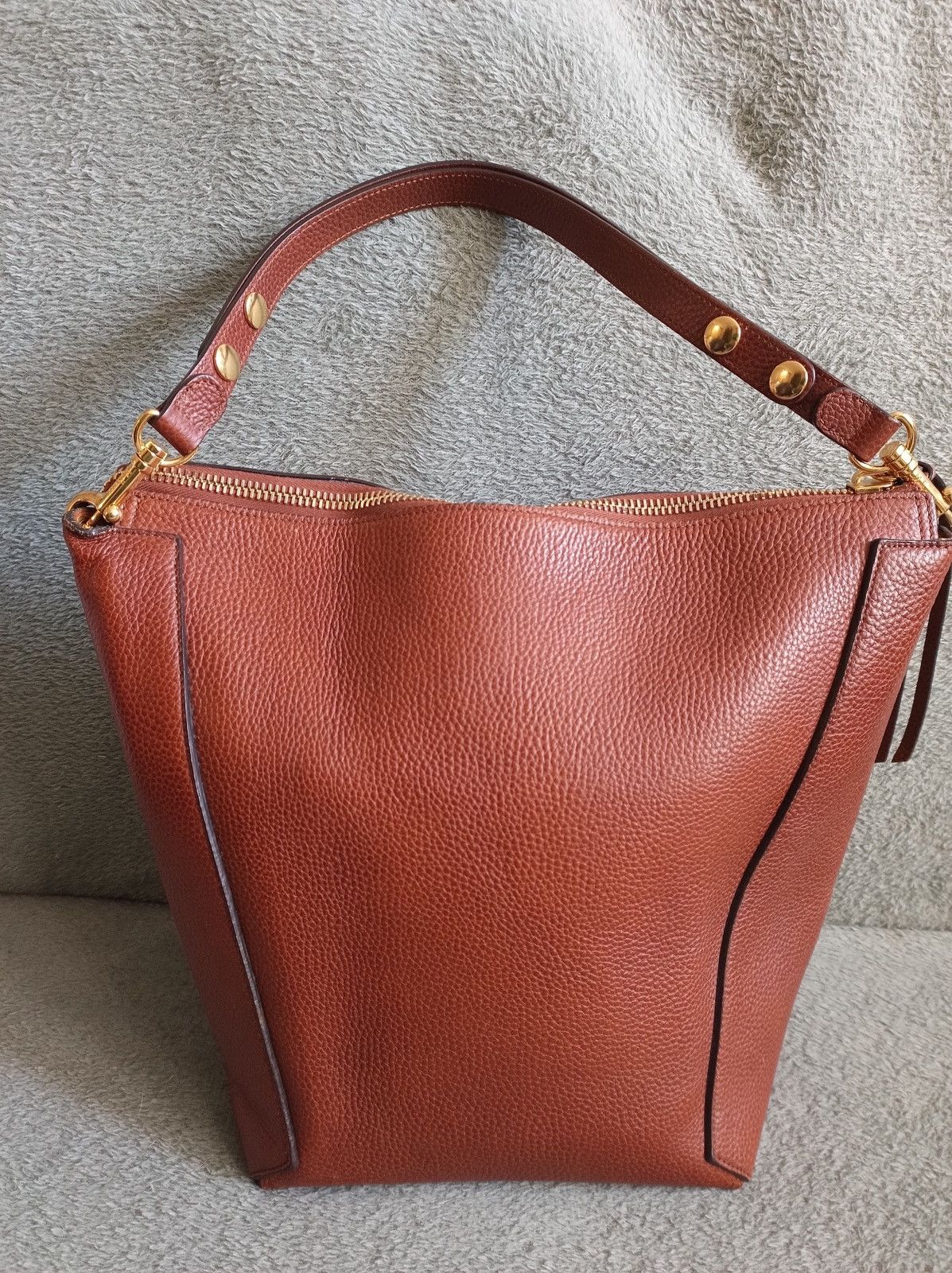 Mulberry Mulberry Camden Leather Shoulder Tote Bag Oak Brown Size ONE SIZE - 3 Thumbnail